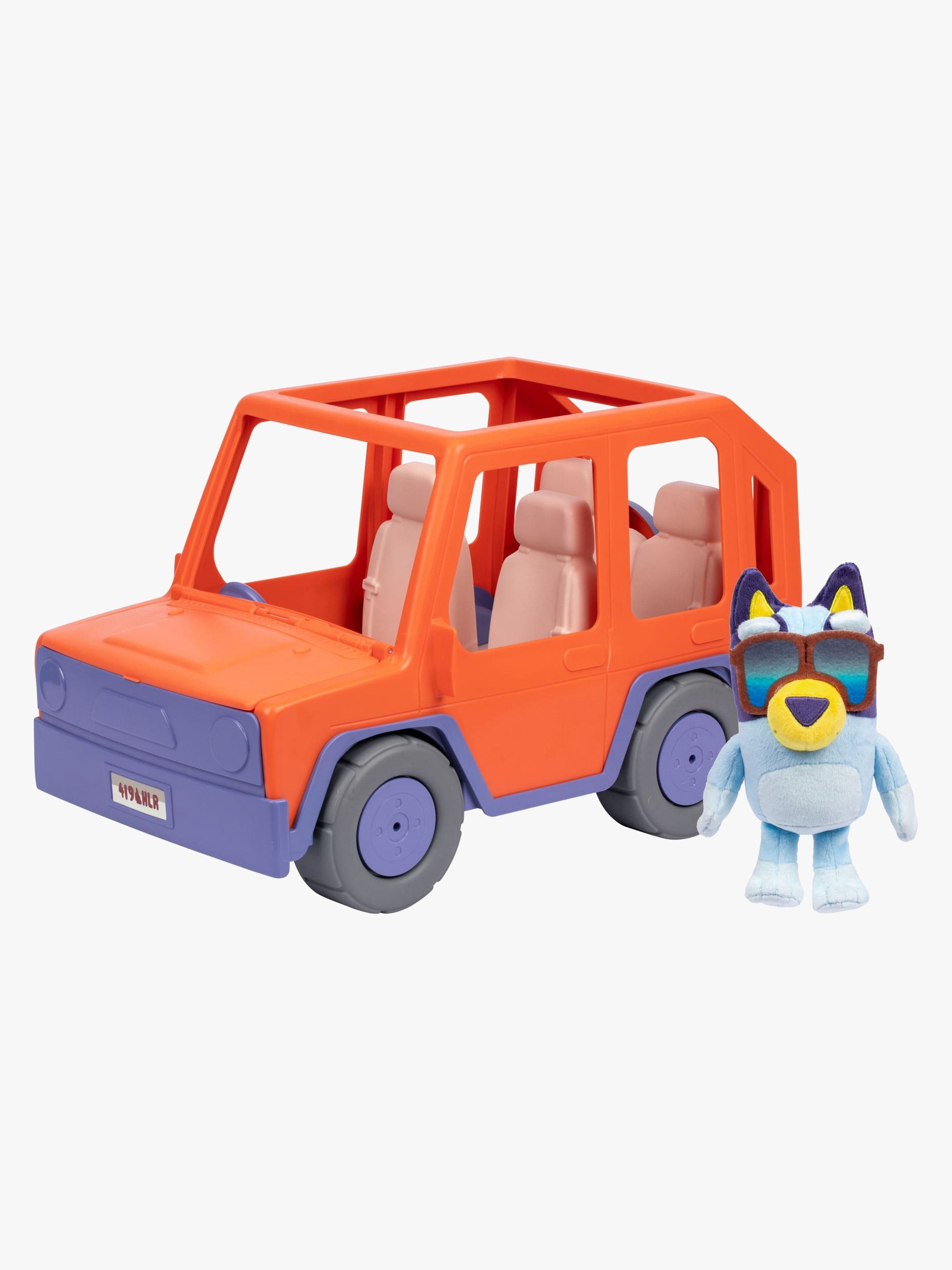 Bluey Heeler Auto + Bluey Pehmolelu