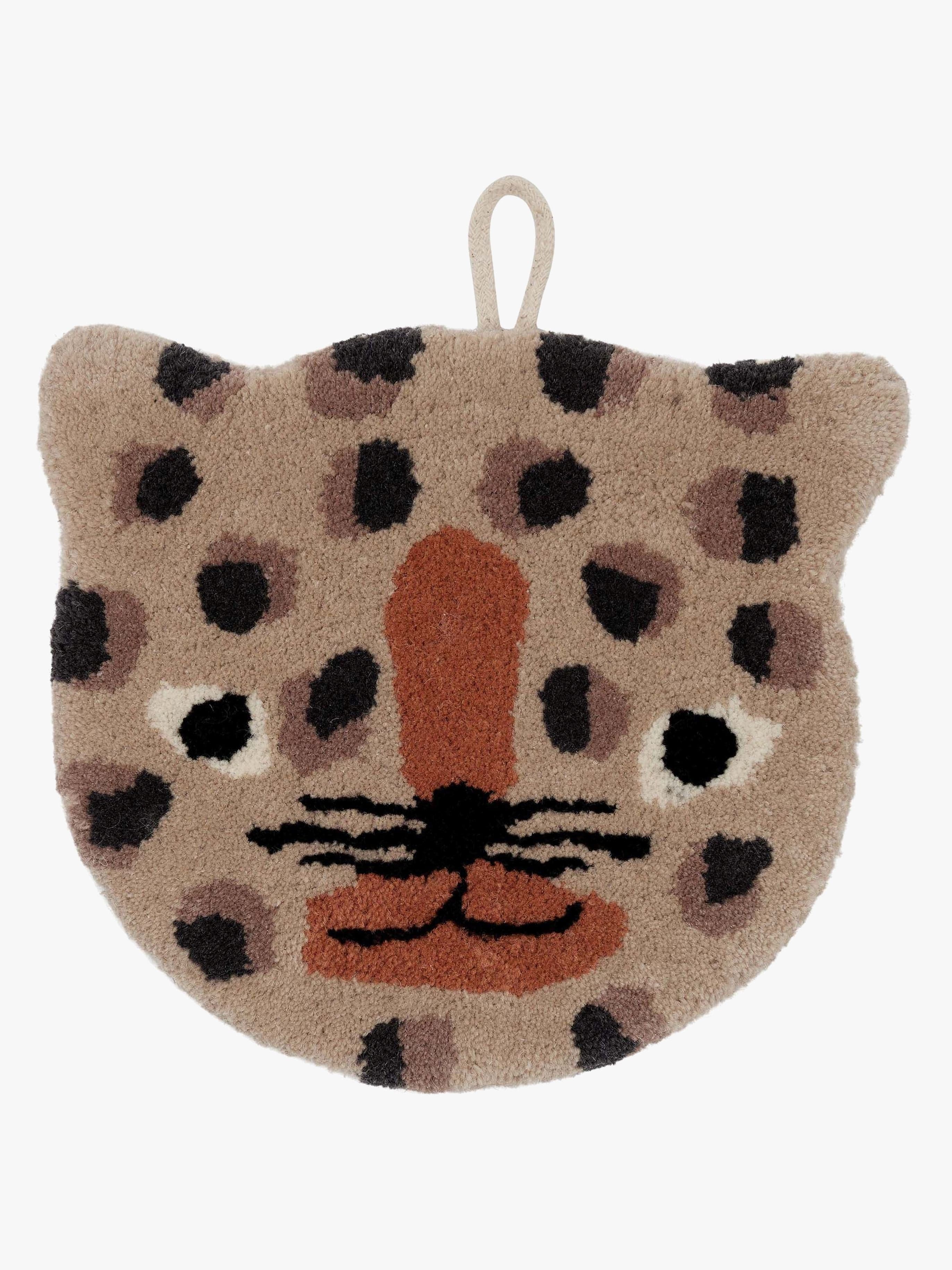 OYOY Leopard Miniature Seinäkoriste, Camel