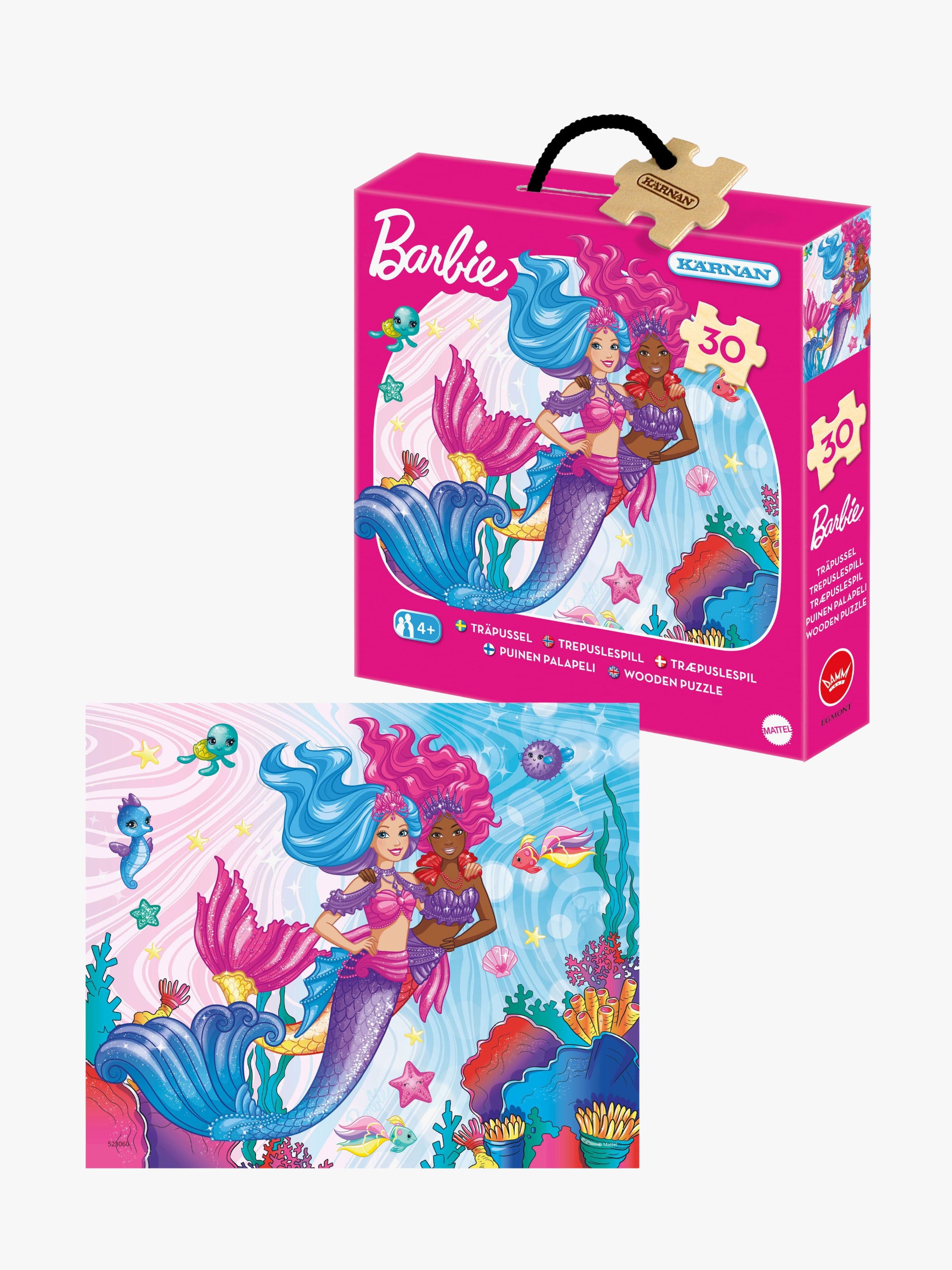 Egmont Kärnan Barbie Merenneito Puinen Palapeli 30 Palaa