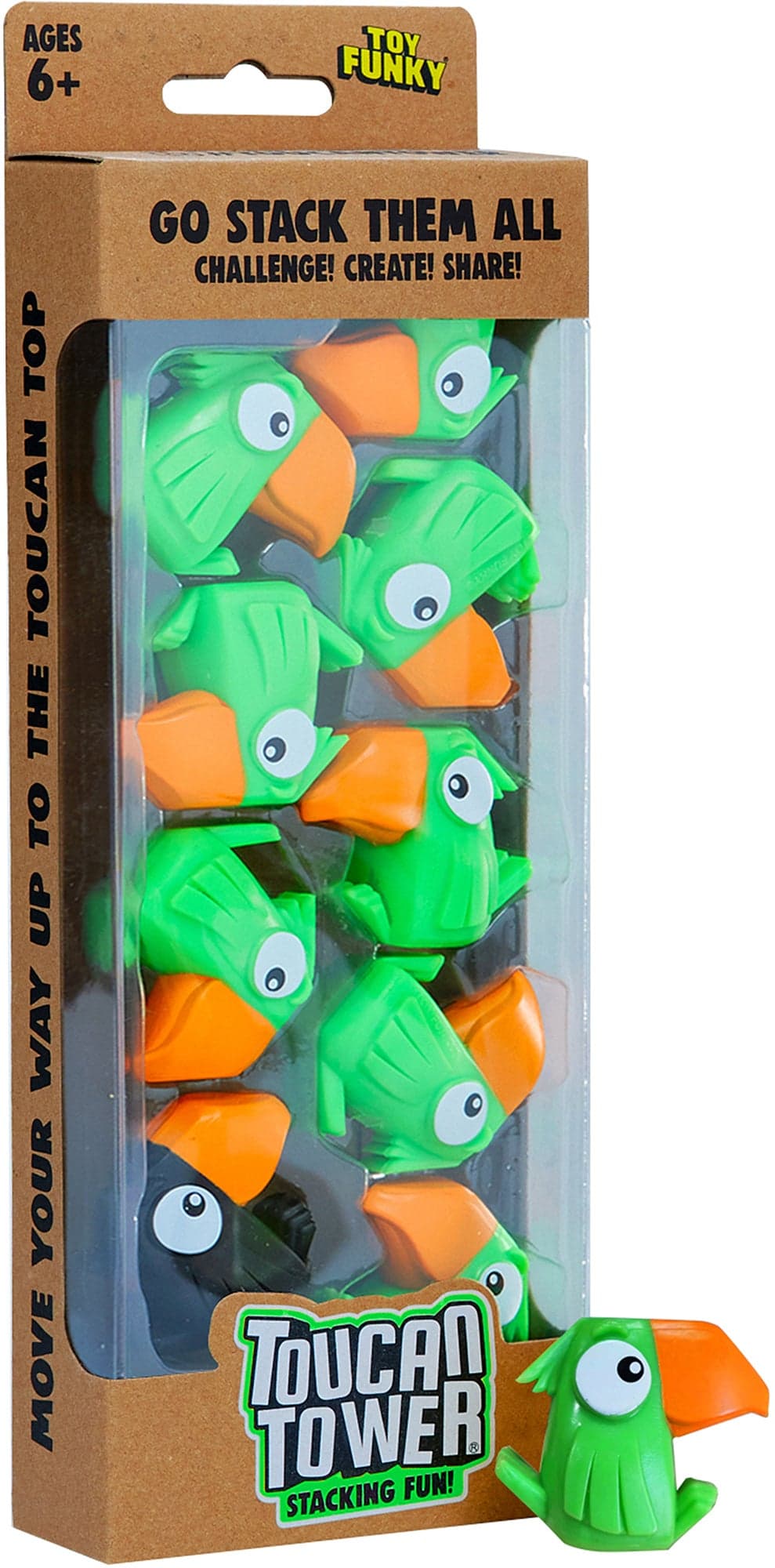 Funhouse Games Toucan Tower Peli, Vihreä