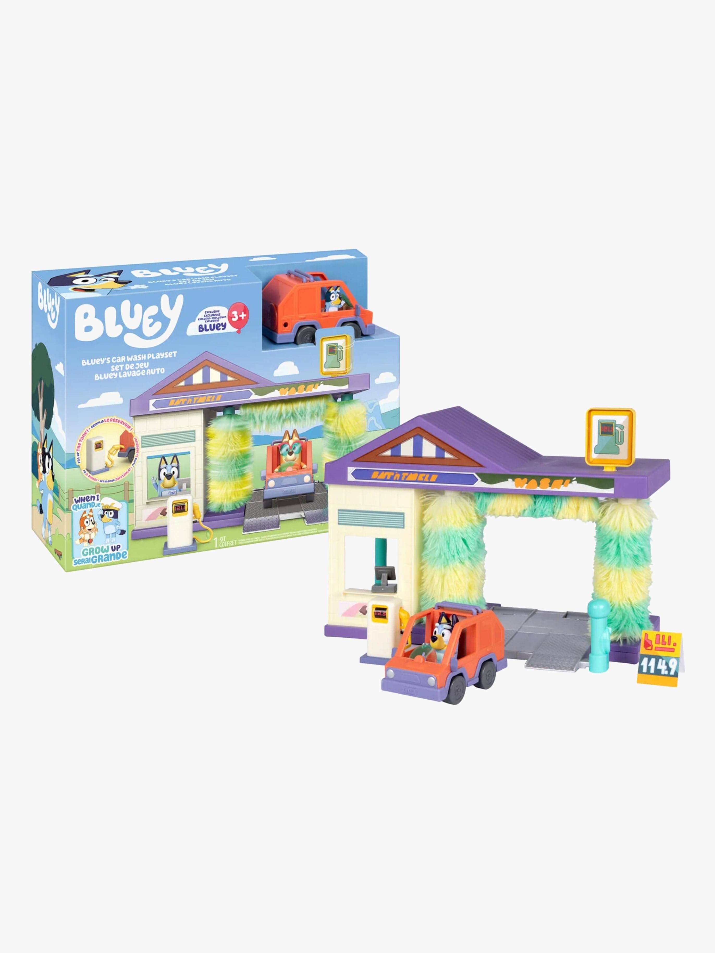 Bluey Autopesula Leikkisetti