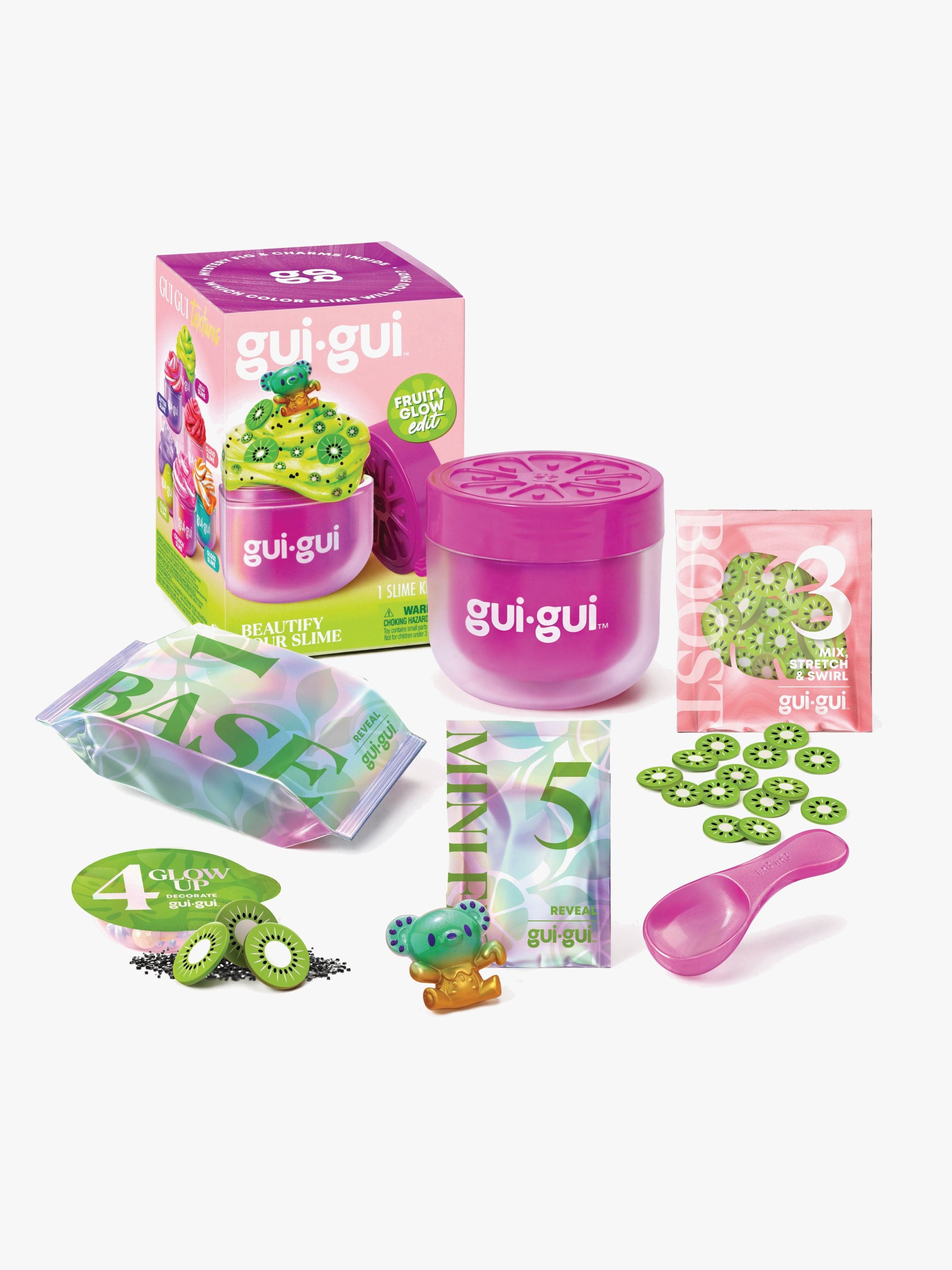 Gui Gui Rakennemassa Fruity Glow Kiwi, Vihreä