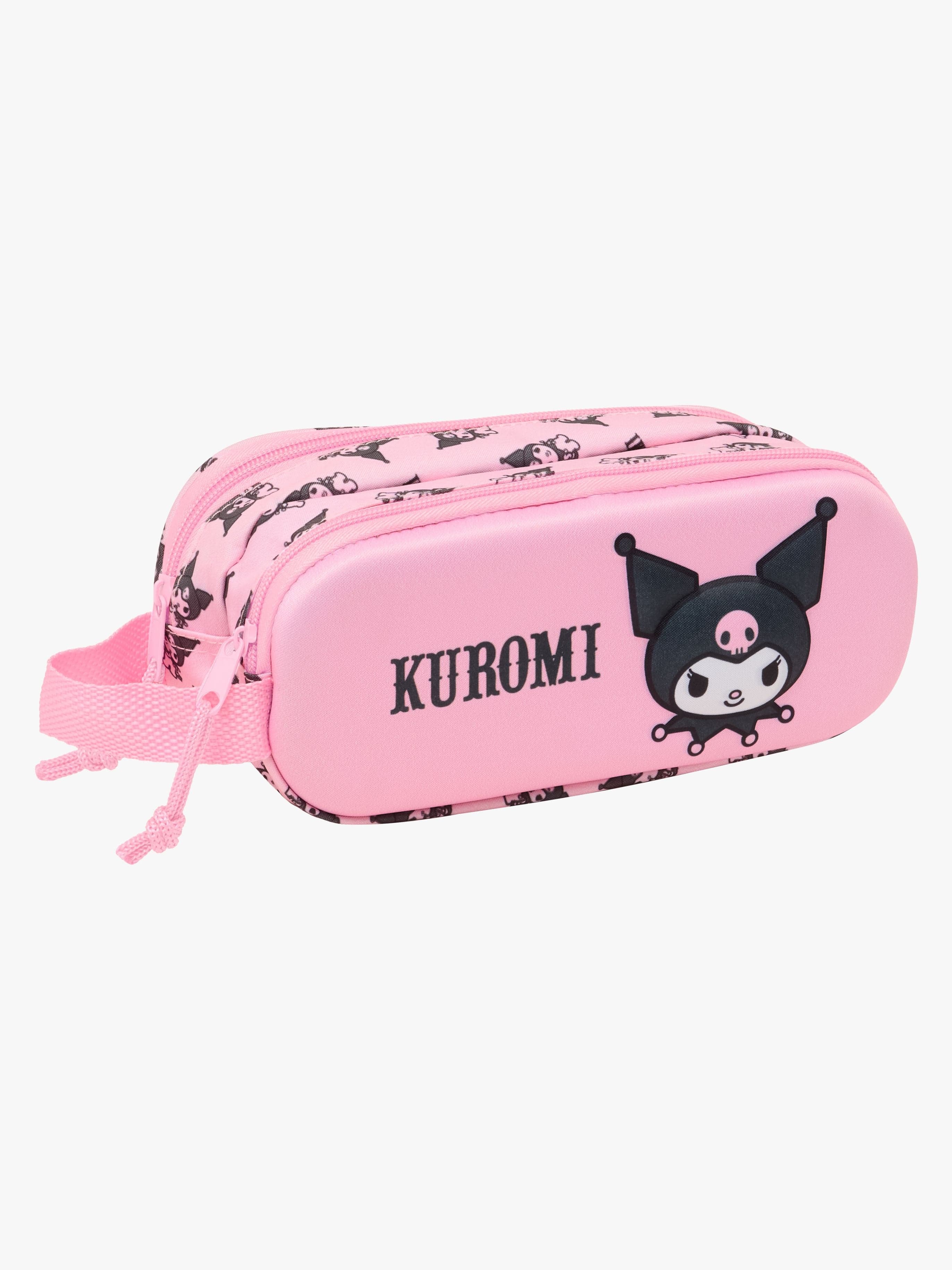 Hello Kitty Kuromi 3D Kaksilokeroinen Penaali, Vaaleanpunainen