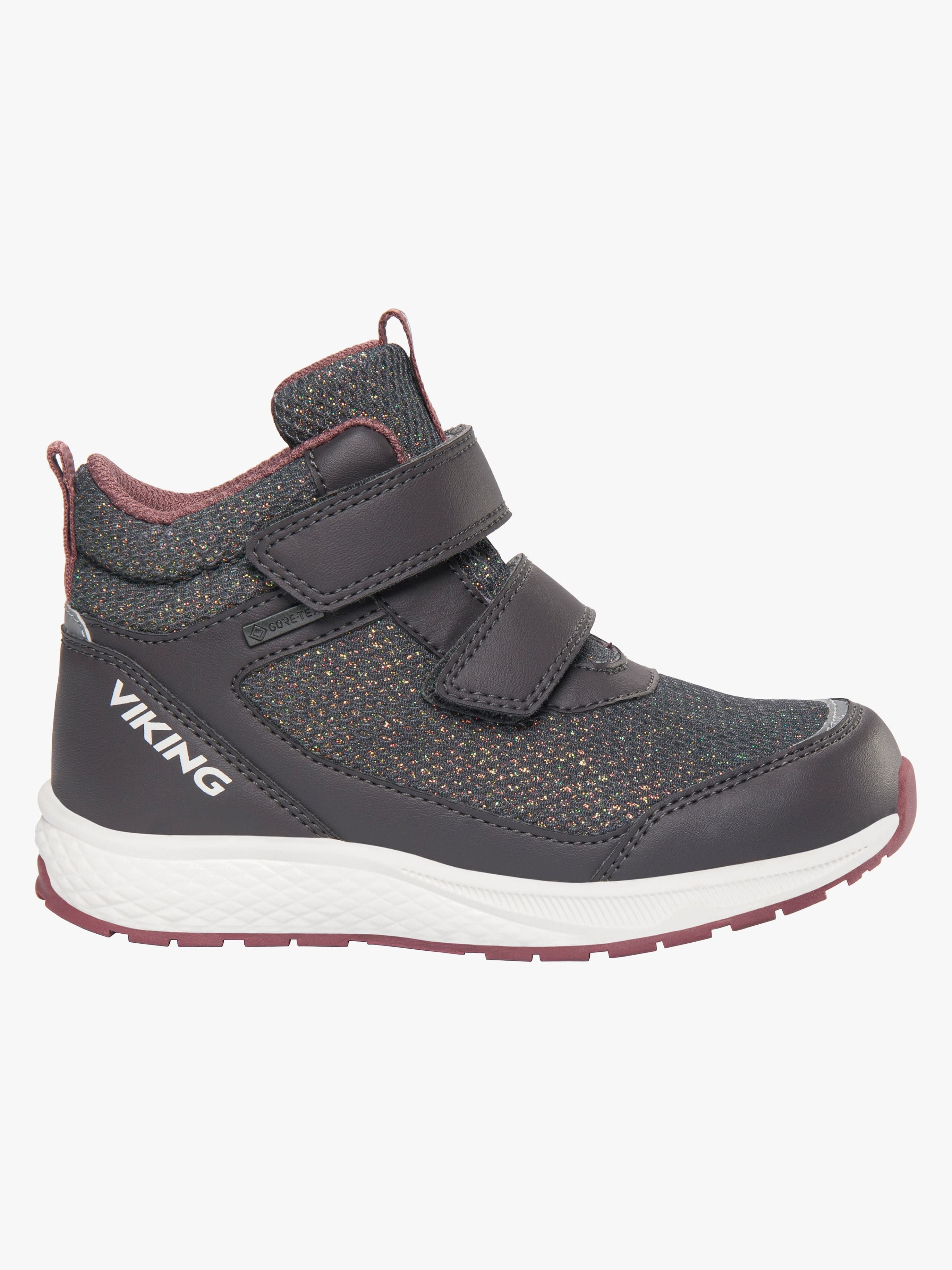 Viking Bouncy Glitter Mid 2V GTX Lenkkarit, Charcoal, 31