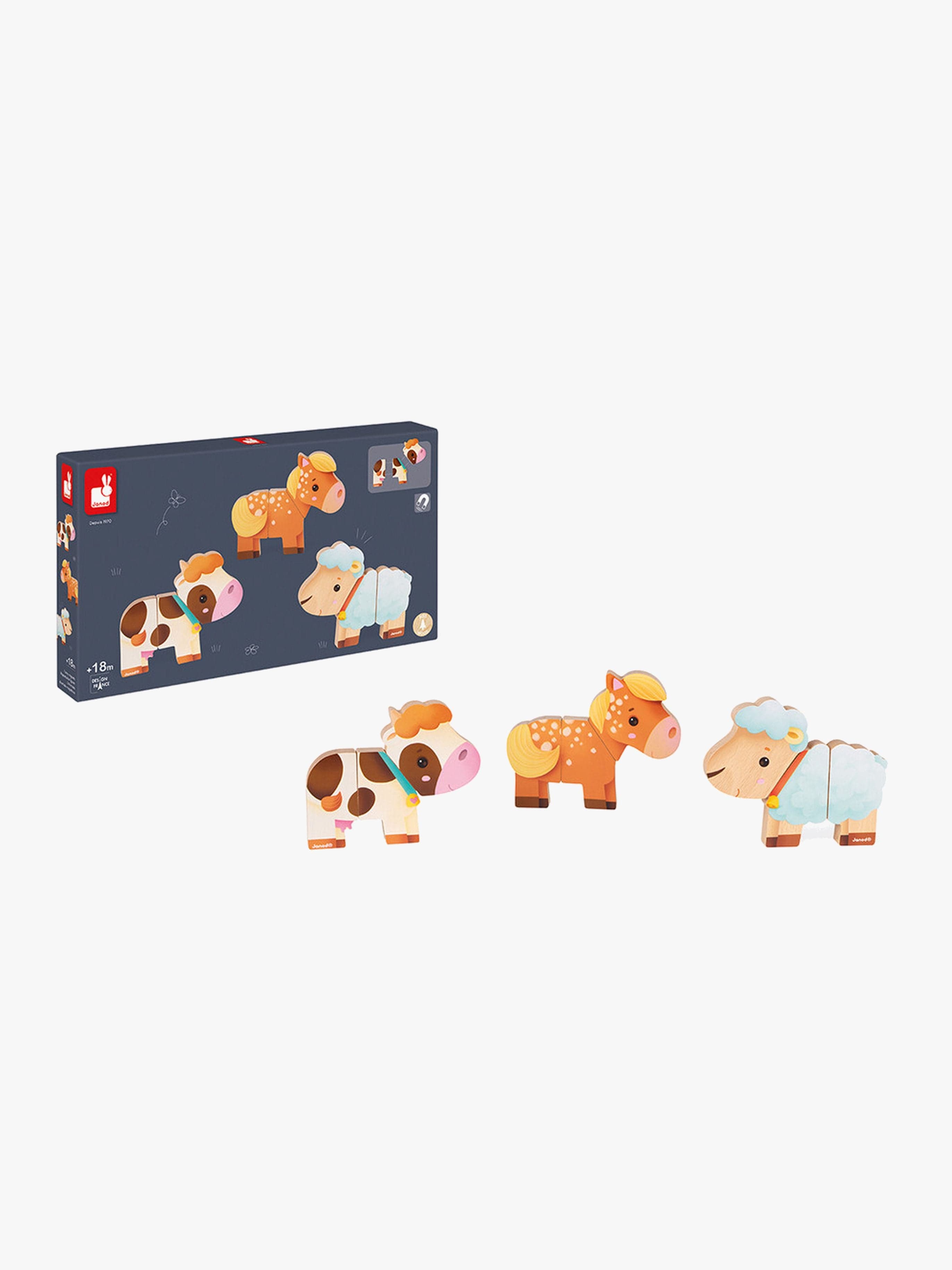 Janod Funny Magnets Farm Magneettisetti