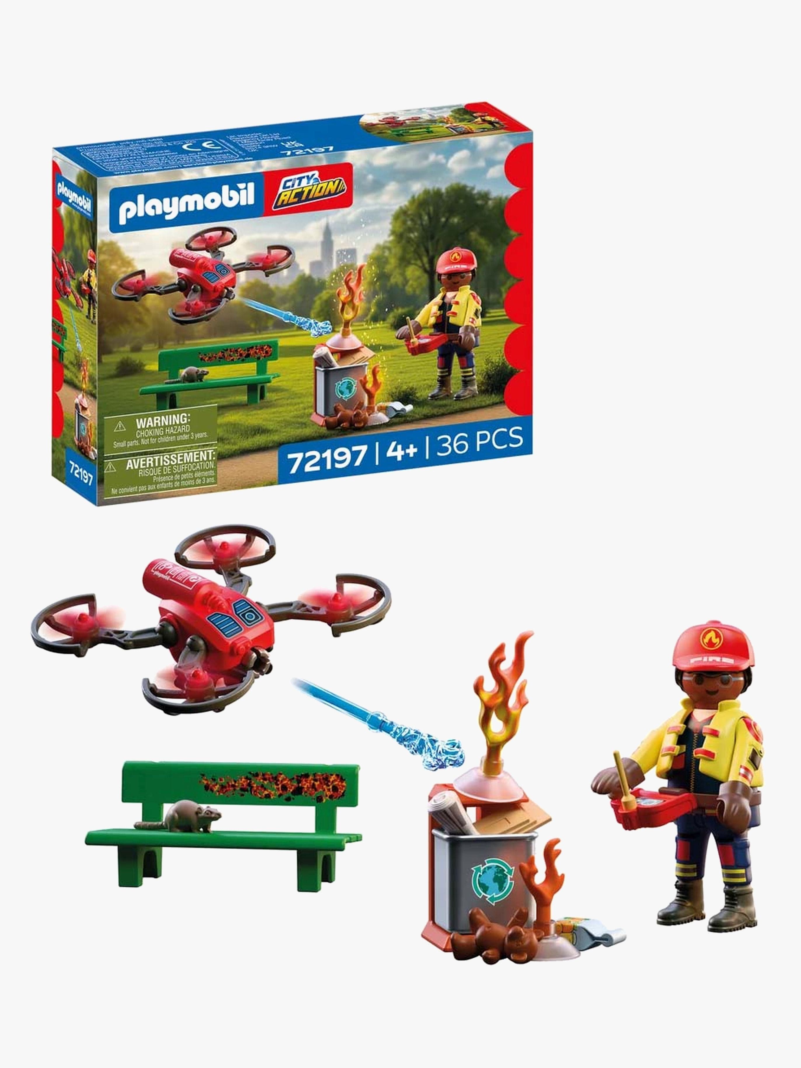 Playmobil City Action Palontorjuntadrone Nelikopteri