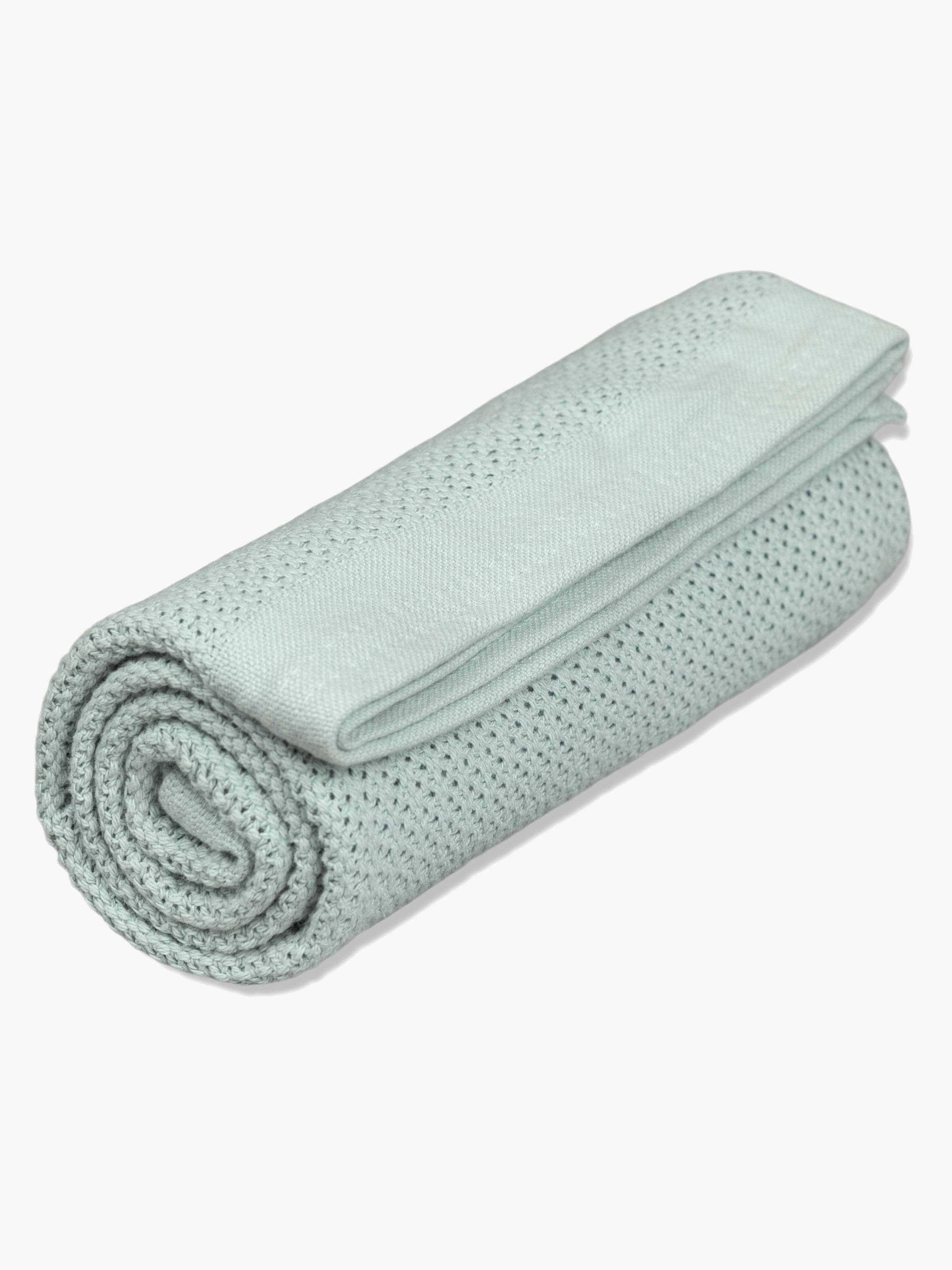 Vinter & Bloom Soft Grid Viltti, Sage Green