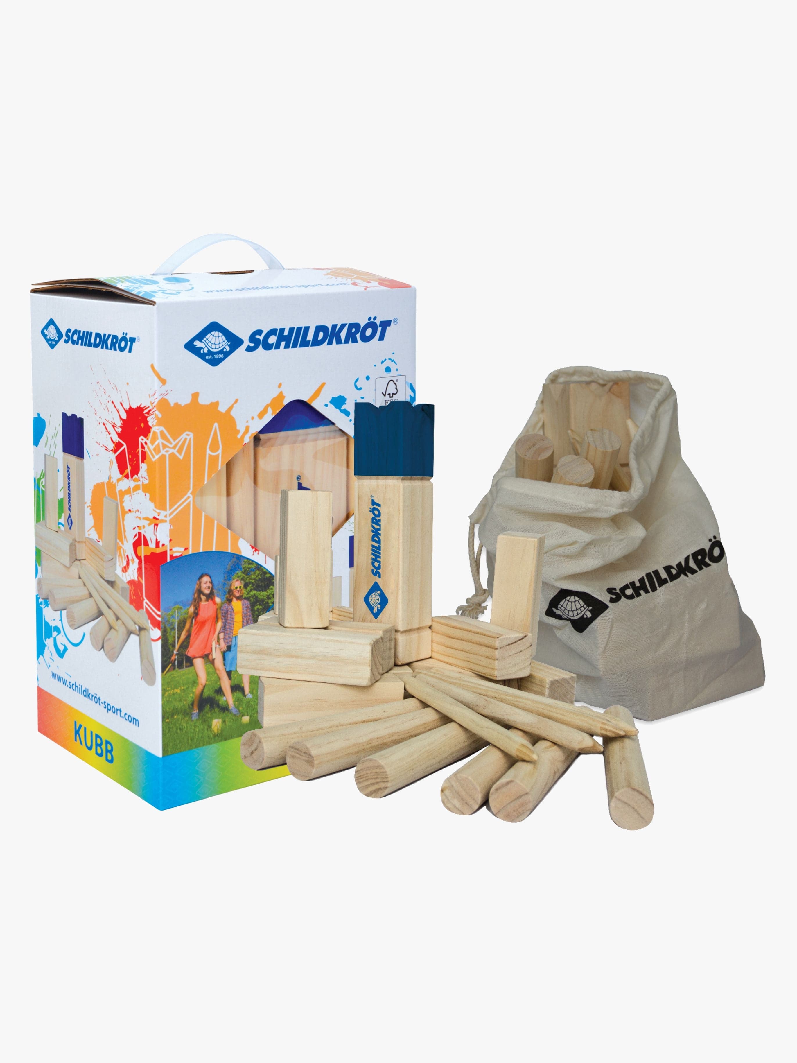 Schildkröt Kubb-peli