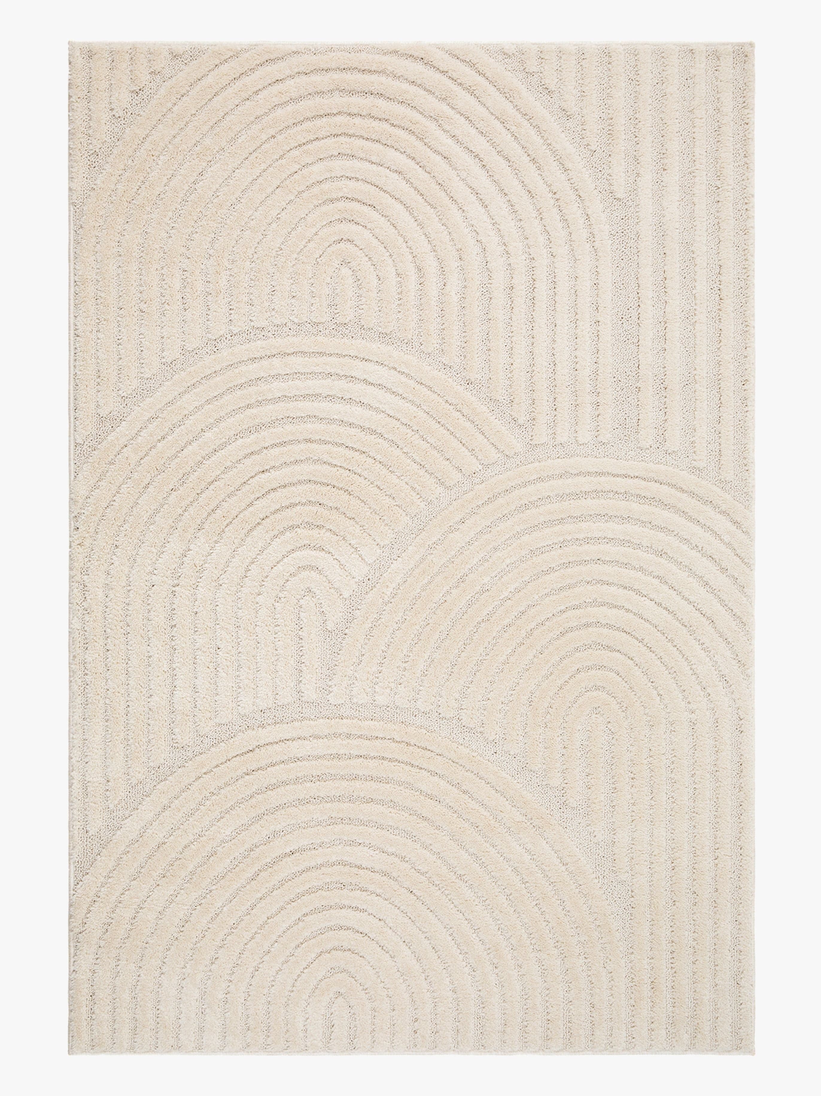 KMCarpets Doria Zen Matto 160x230, Valkoinen