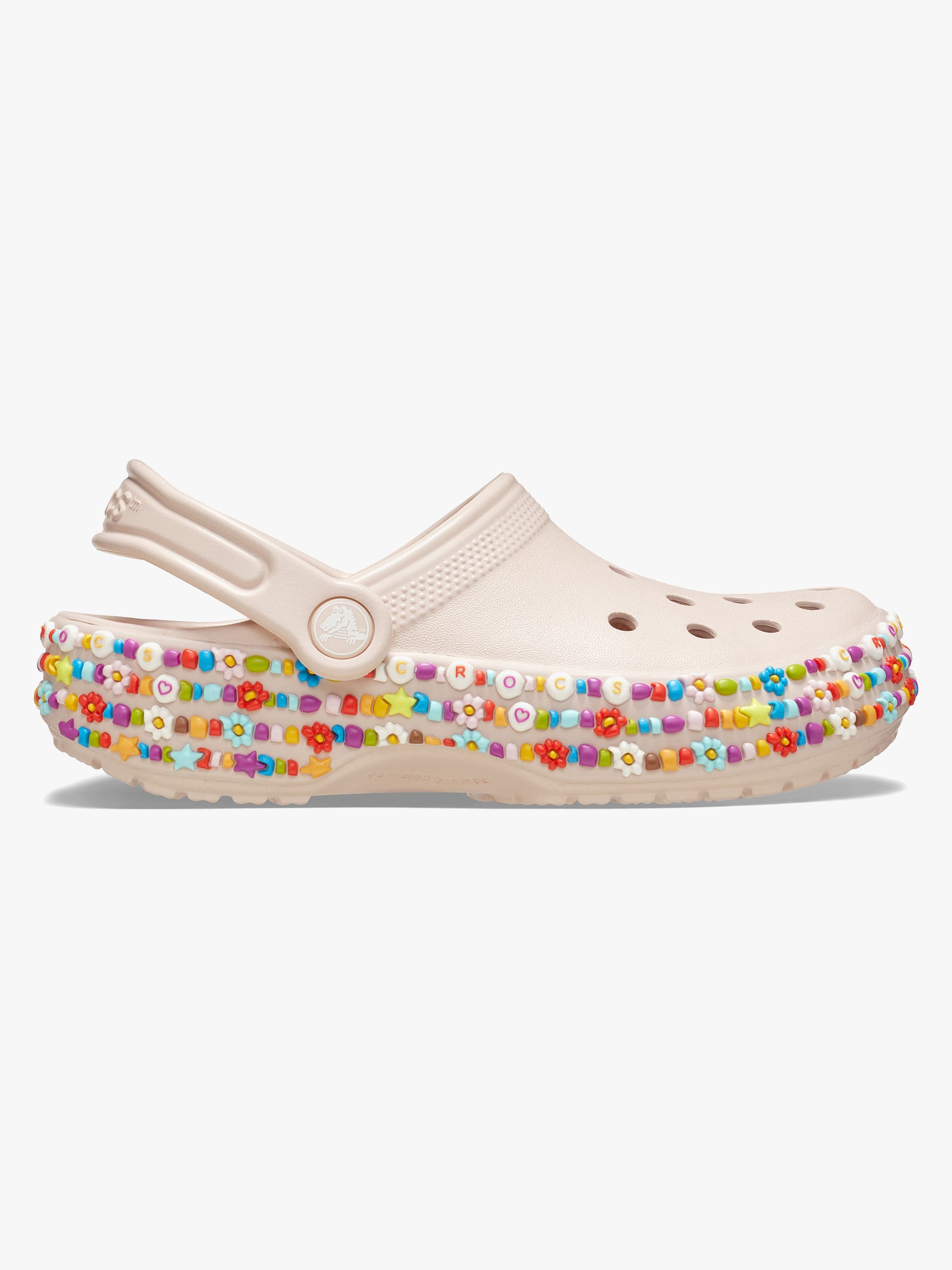 Crocs Classic Beaded Band Kids Pistokkaat, Quartz, 23-24