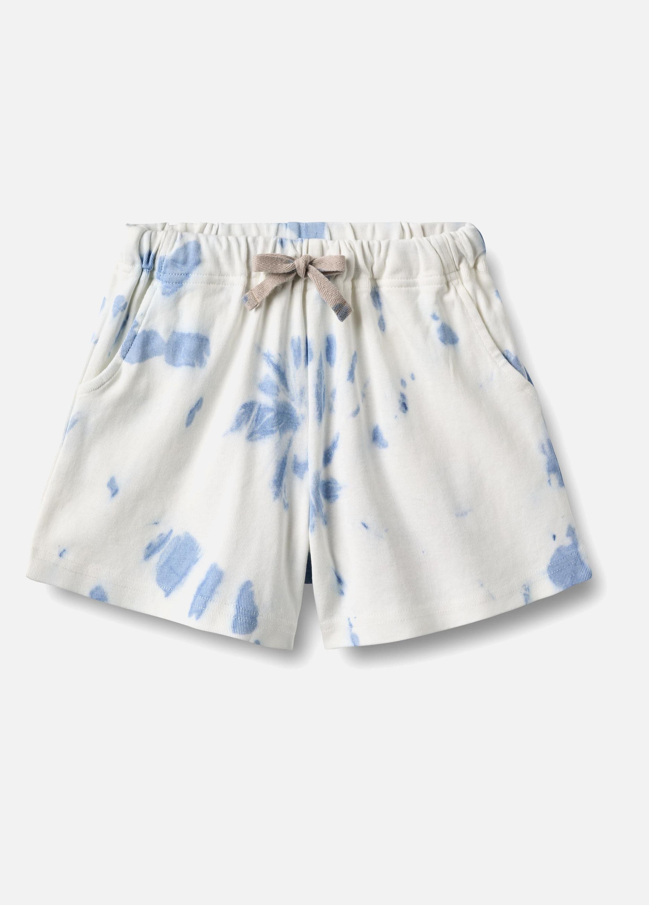 Wheat Kalle Shortsit, Blue Tie Dye, 116