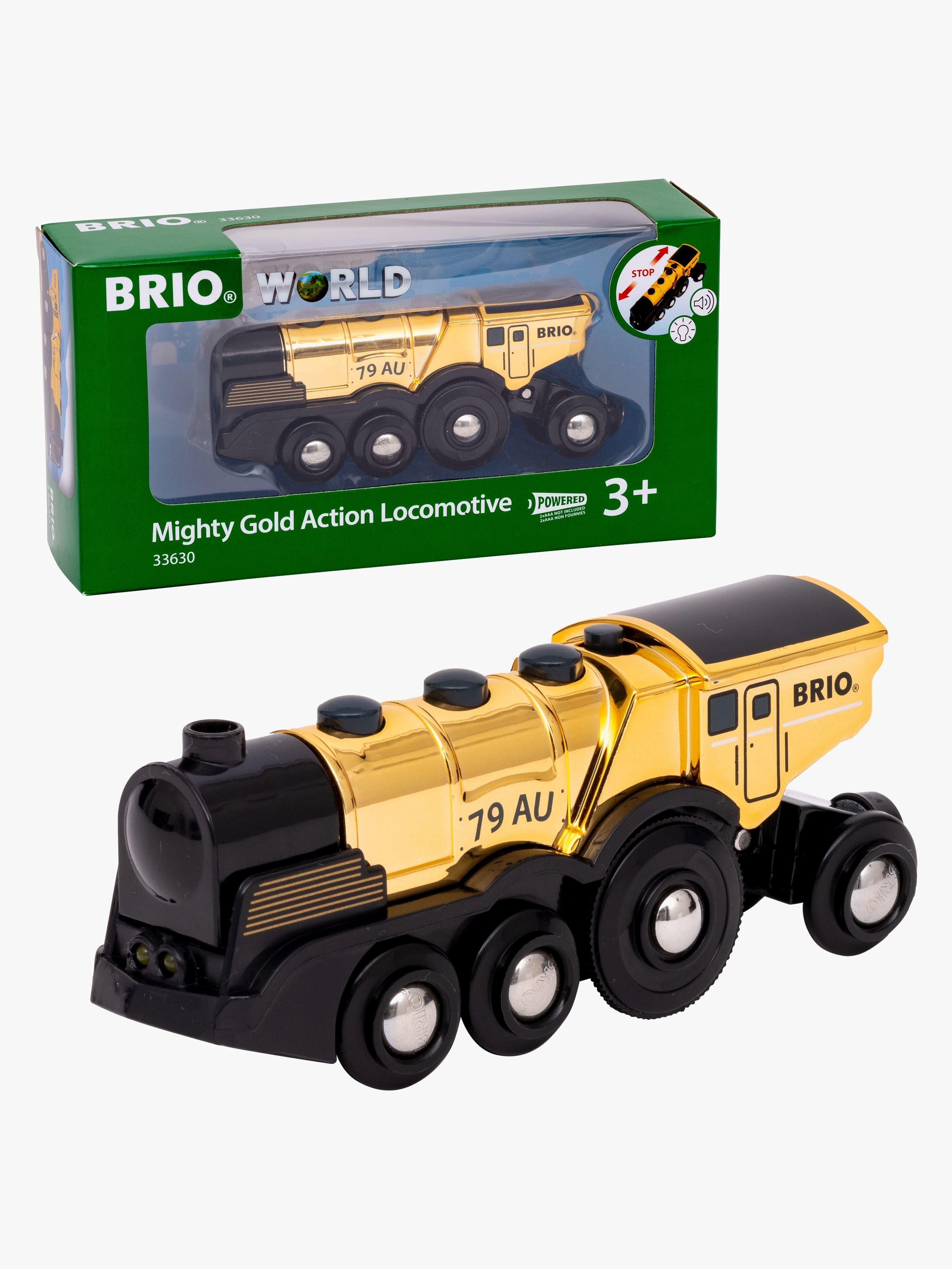 BRIO 33630 Iso Kultainen Veturi