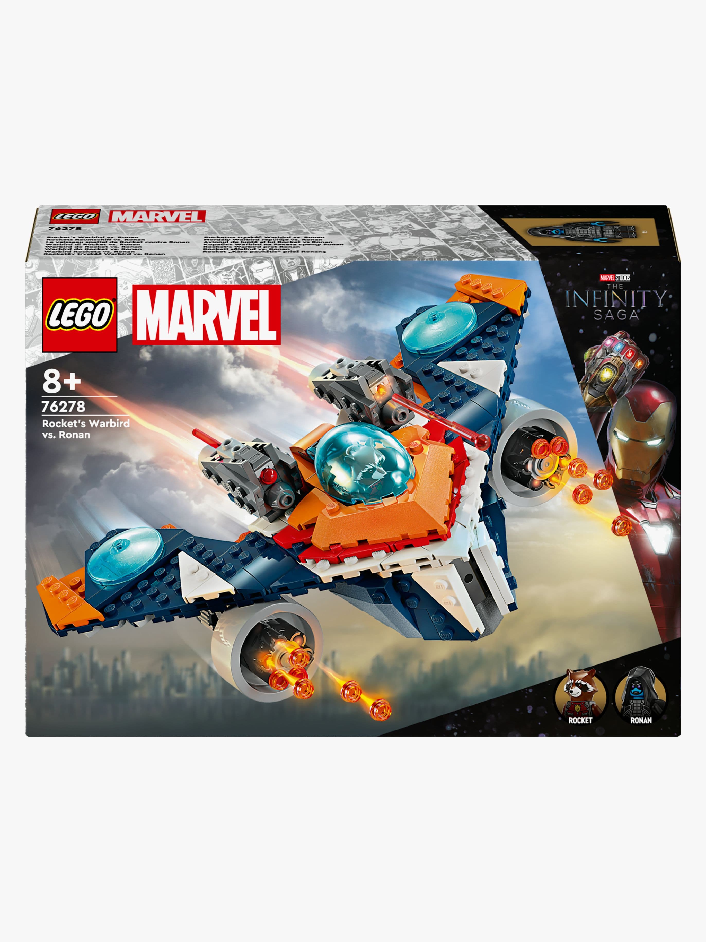 LEGO Super Heroes 76278 Rocketin Warbird vastaan Ronan