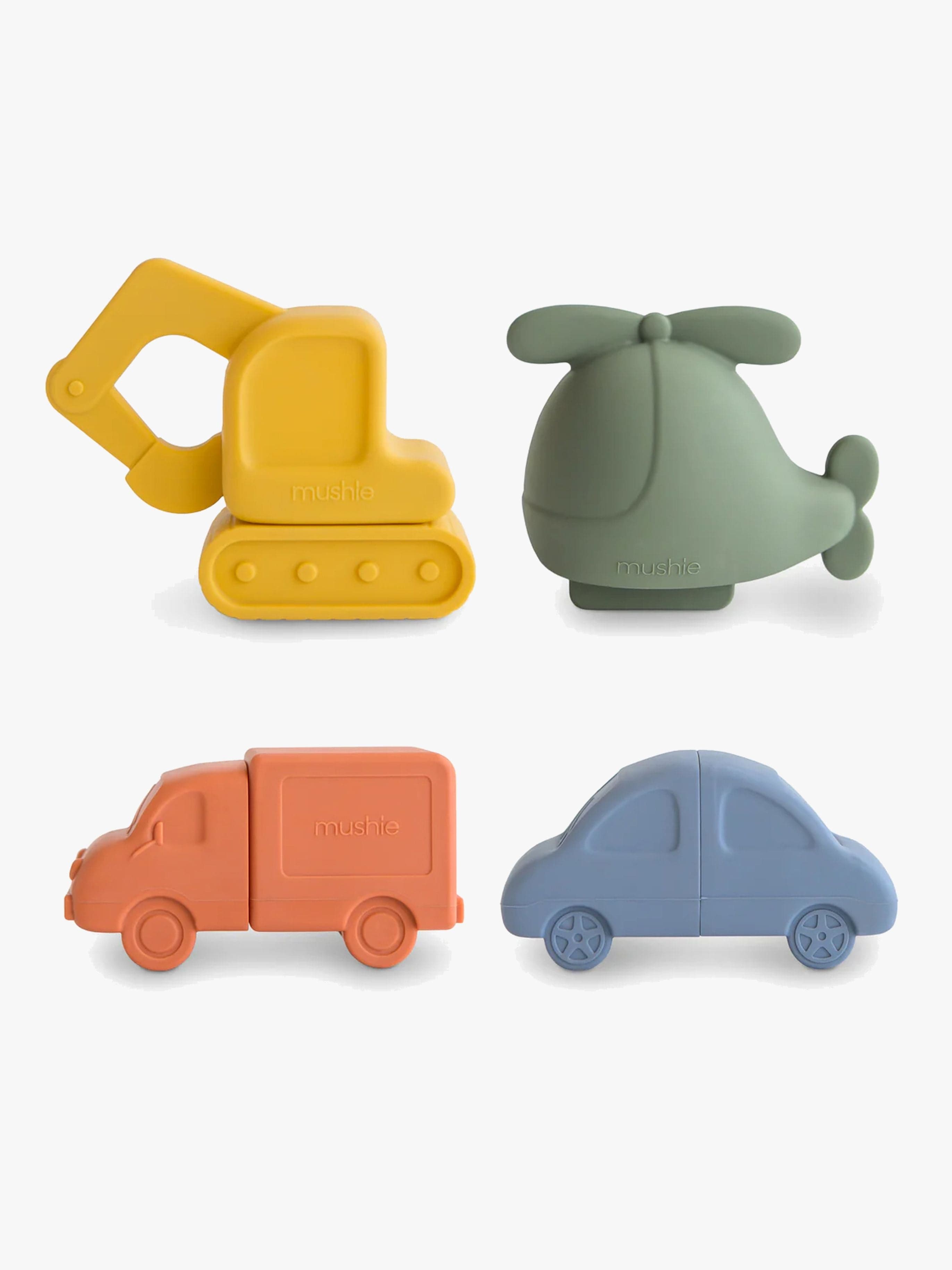 Mushie Kylpylelut Ajoneuvo 4-pack