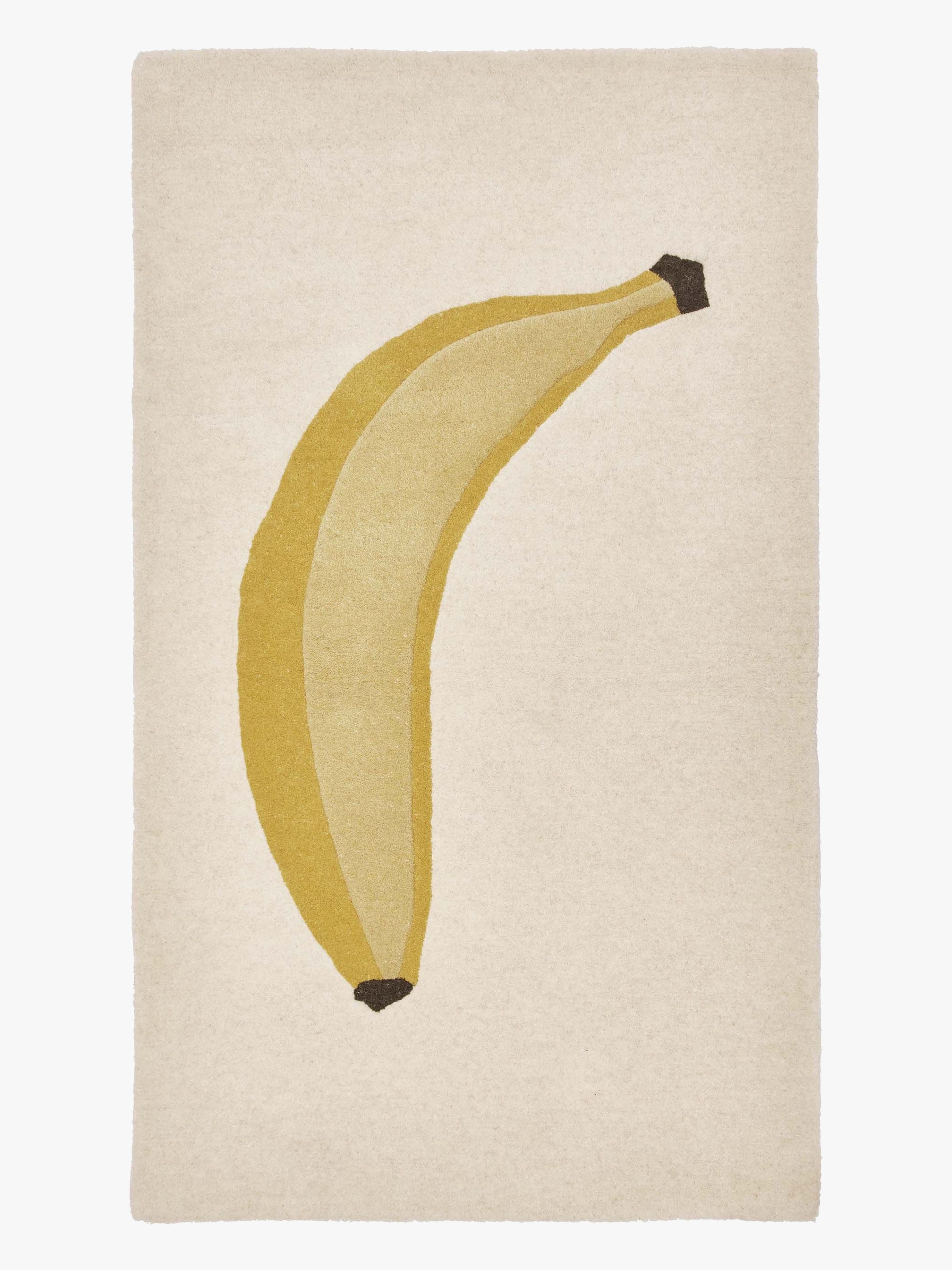 OYOY Ryijymatto 80x140 Banana, Keltainen