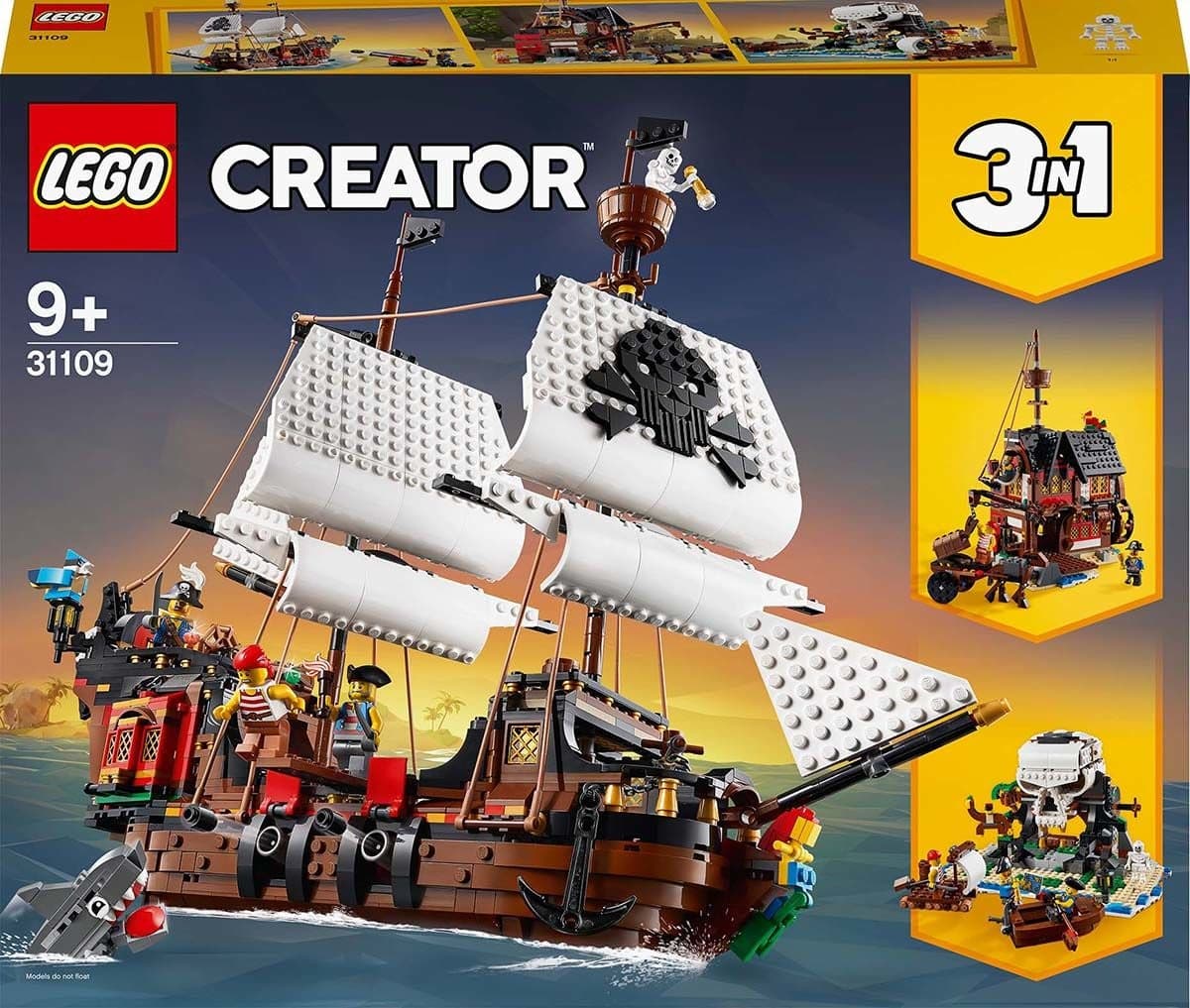 LEGO Creator 3-in-1 31109 Merirosvolaiva