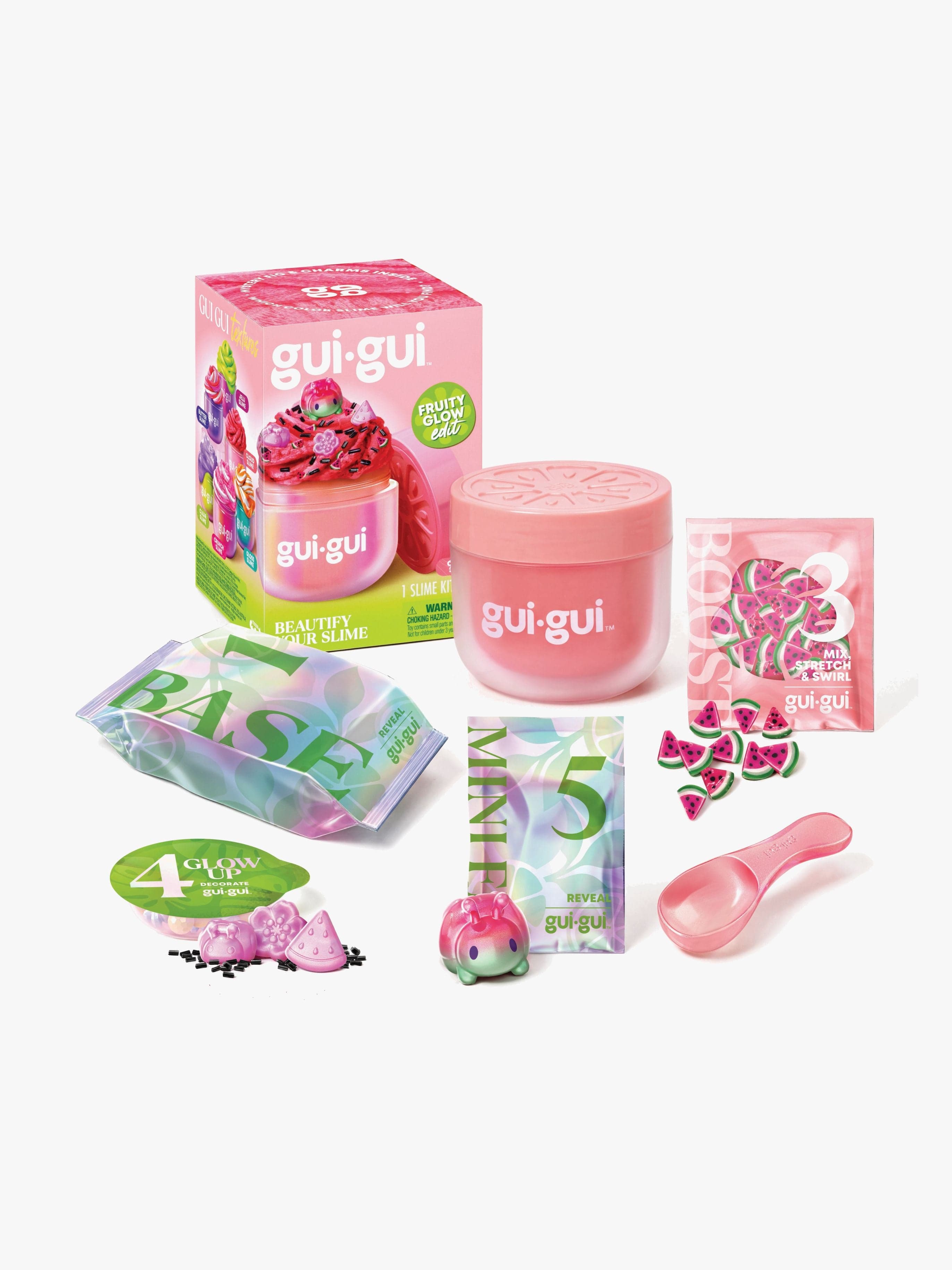 Gui Gui Rakennemassa Fruity Glow Vesimeloni, Punainen