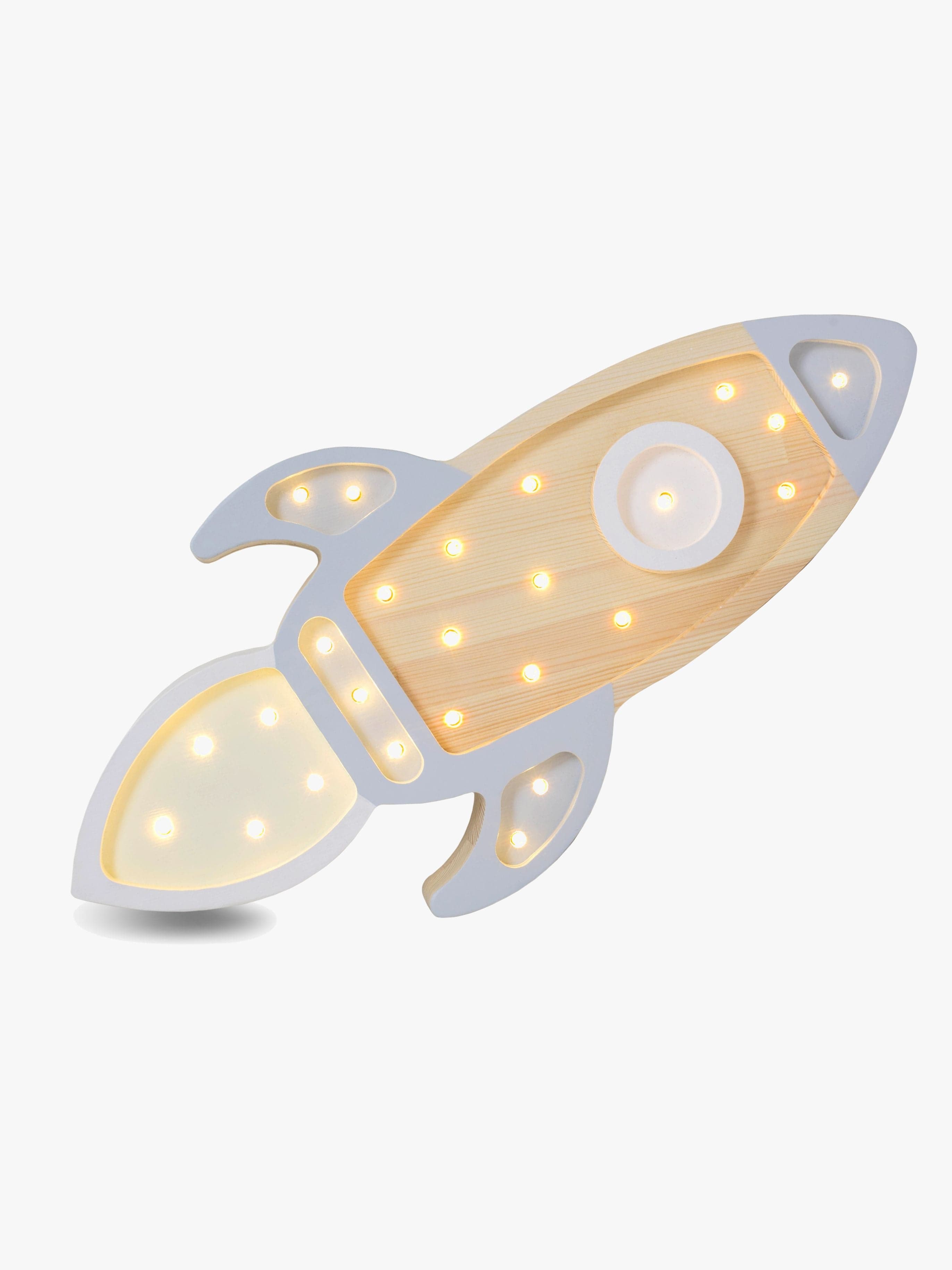 Little Lights Valaisin Avaruusraketti, Grey Wood