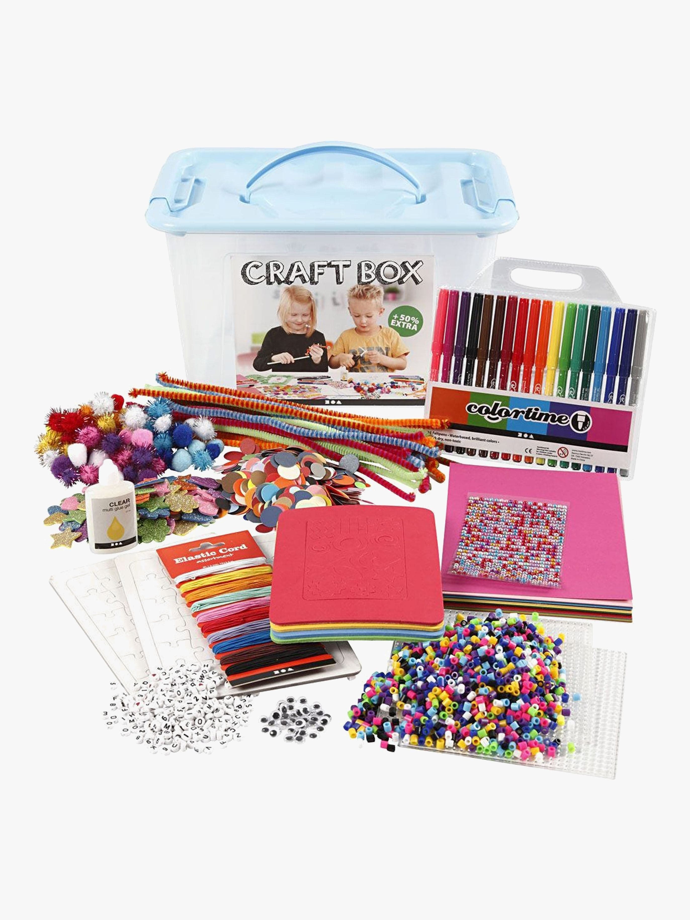 Creativ Company Askartelulaatikko ja tarvikkeet