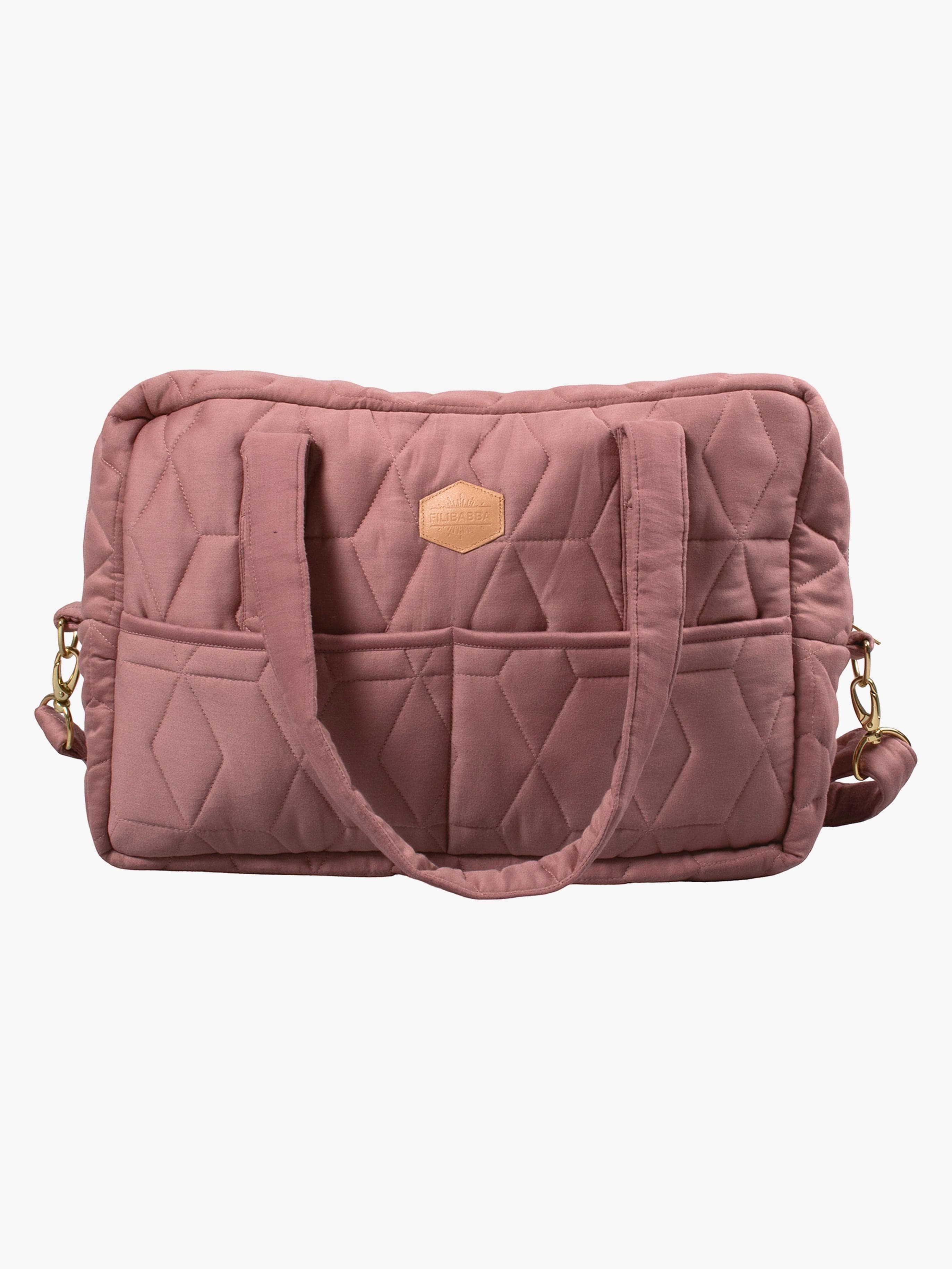 Filibabba Soft Quilt Hoitolaukku, Dark Rose