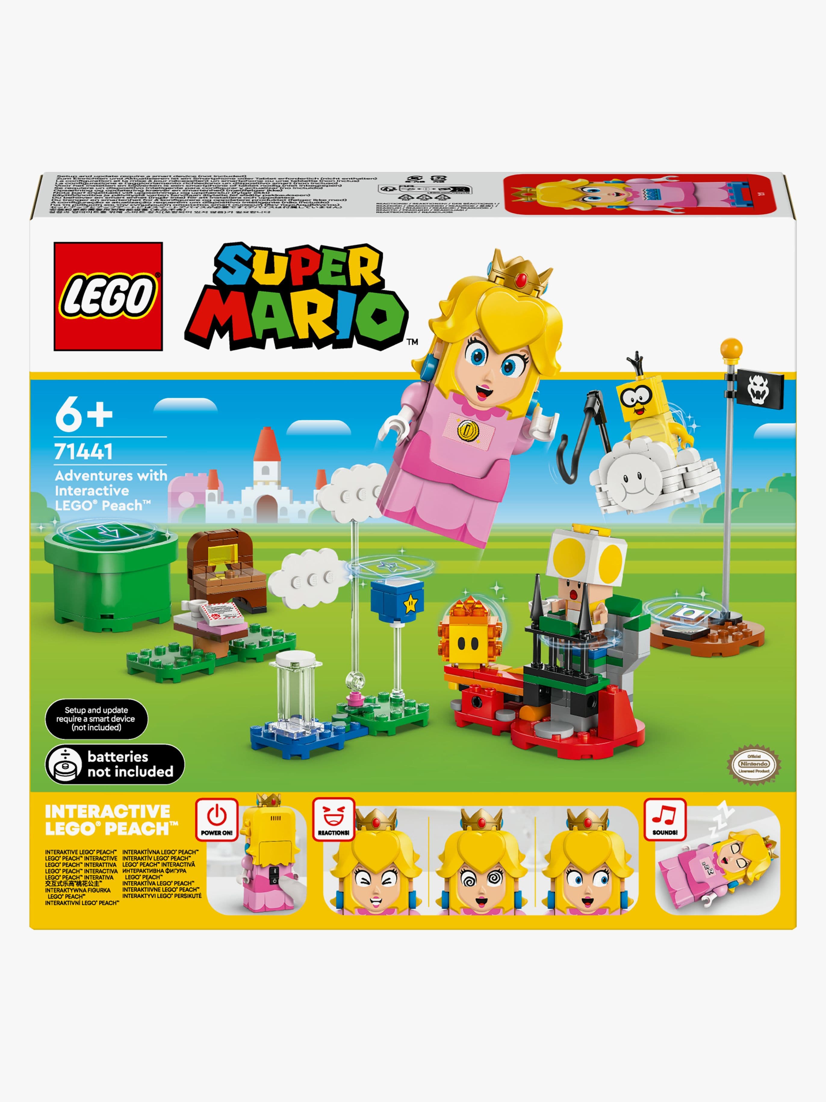 LEGO Super Mario 71441 Interaktiivisen LEGO® Peach™ hahmon seikkailut
