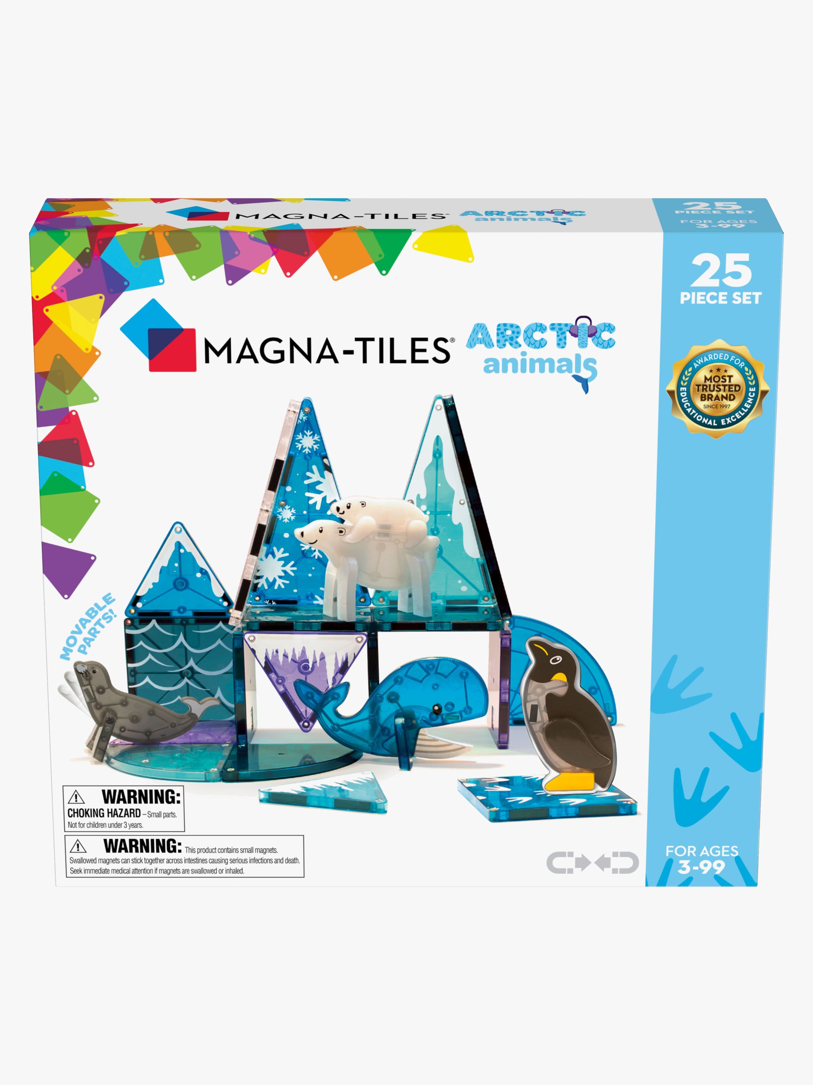 MAGNA-TILES Arctic Animals Rakennussarja 25