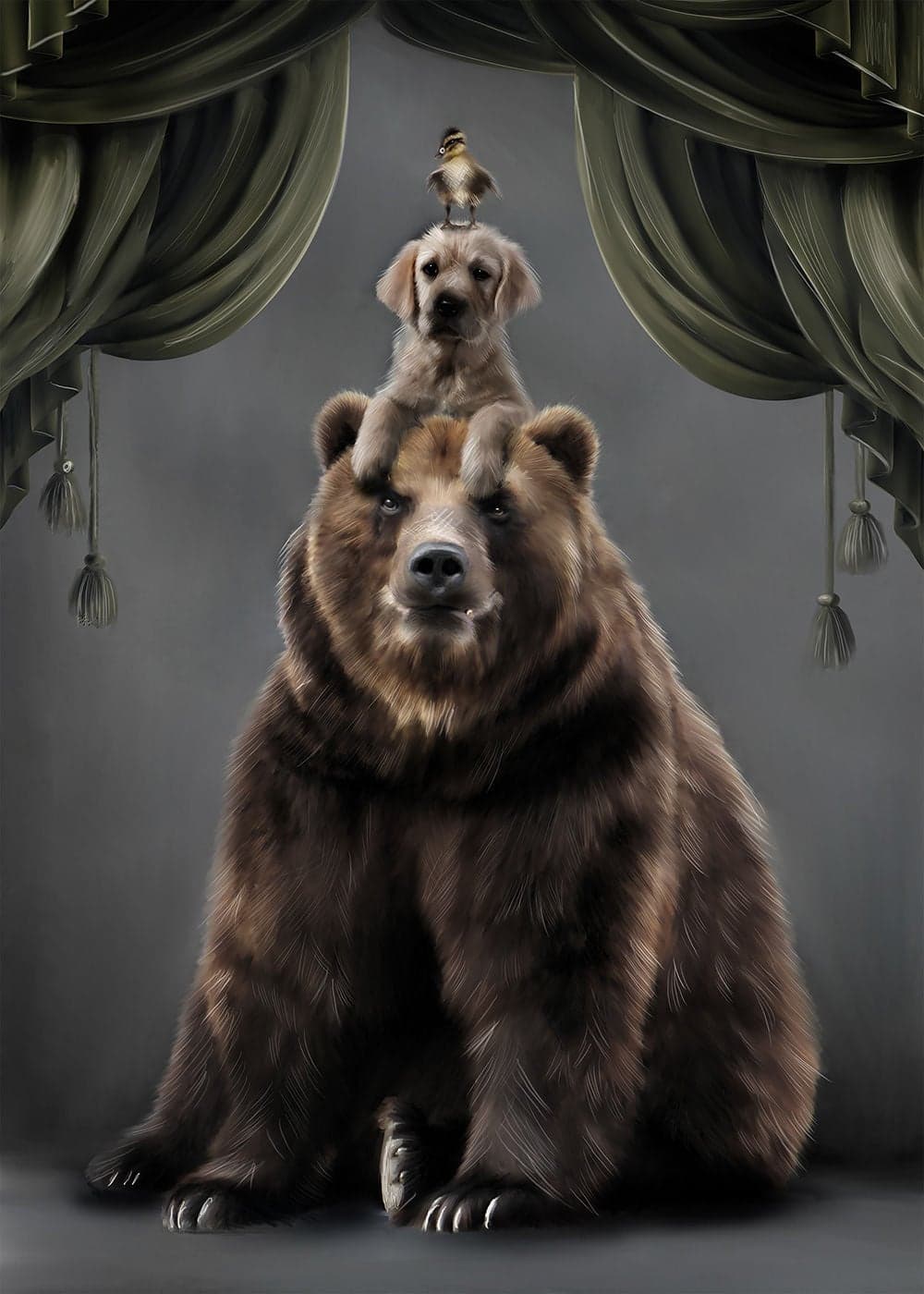 Linn Wold Juliste 70x100 Teddy & buds