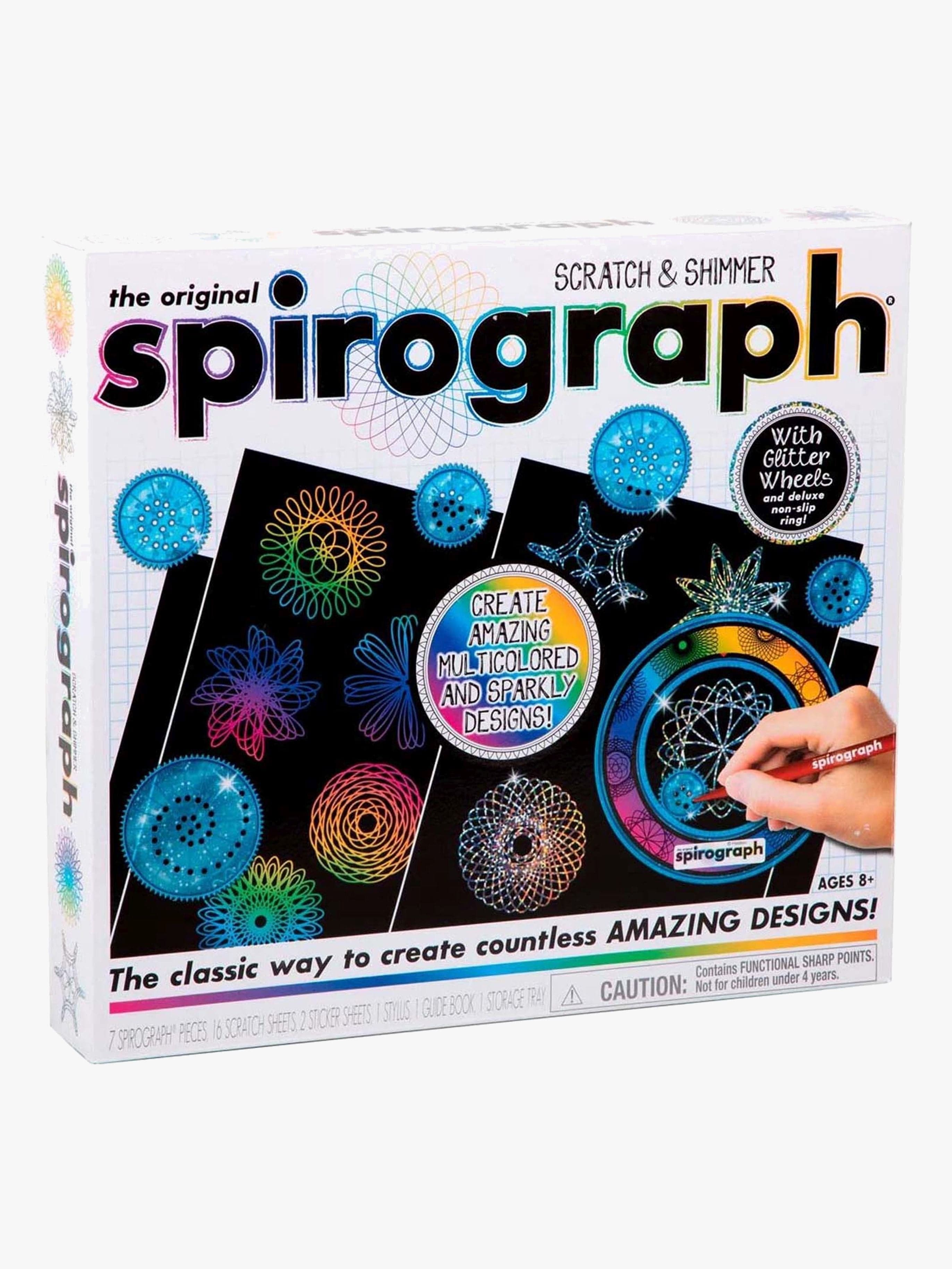 Spirograph Piirustustyökalu Säihkyvät Raaputuskuviot