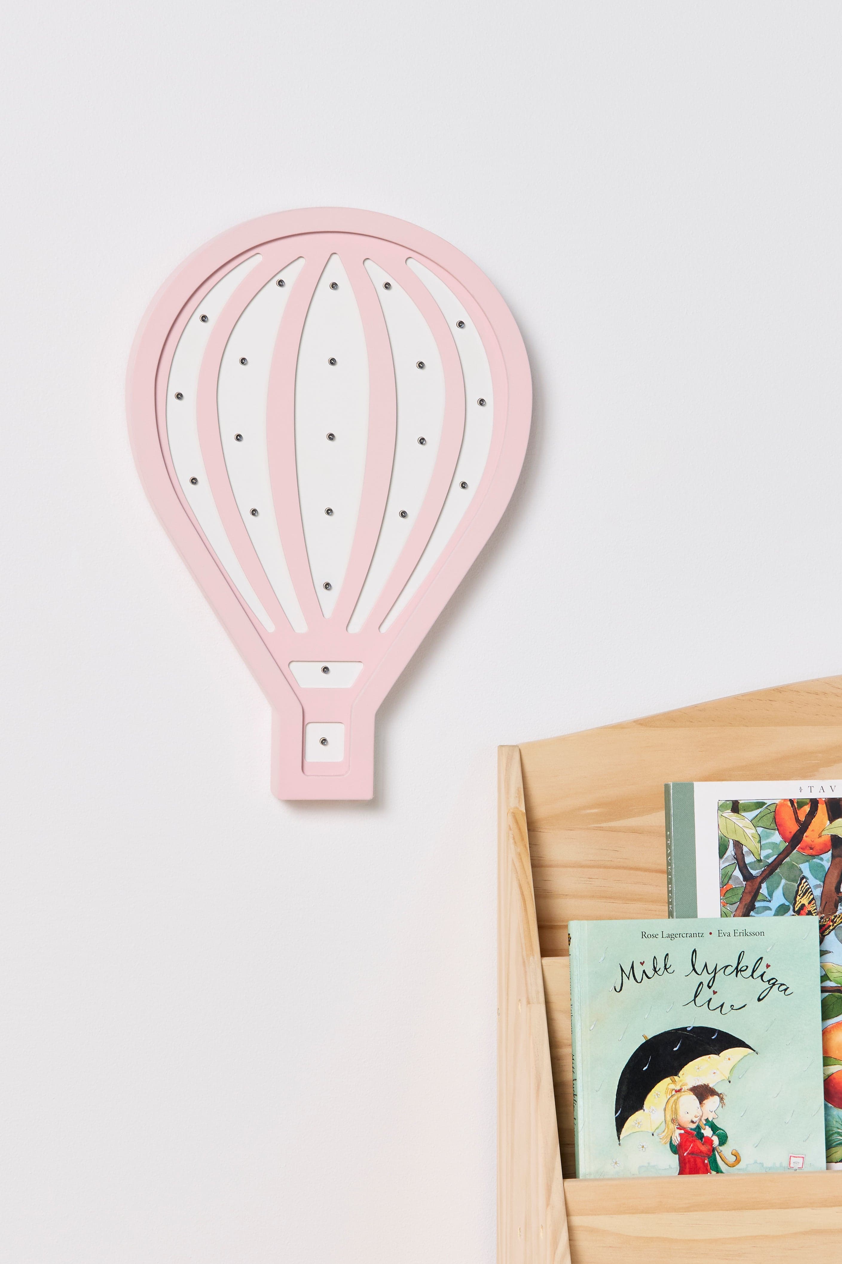 Alice & Fox HERA Kuumailmapallo Valaisin, Vaaleanpunainen