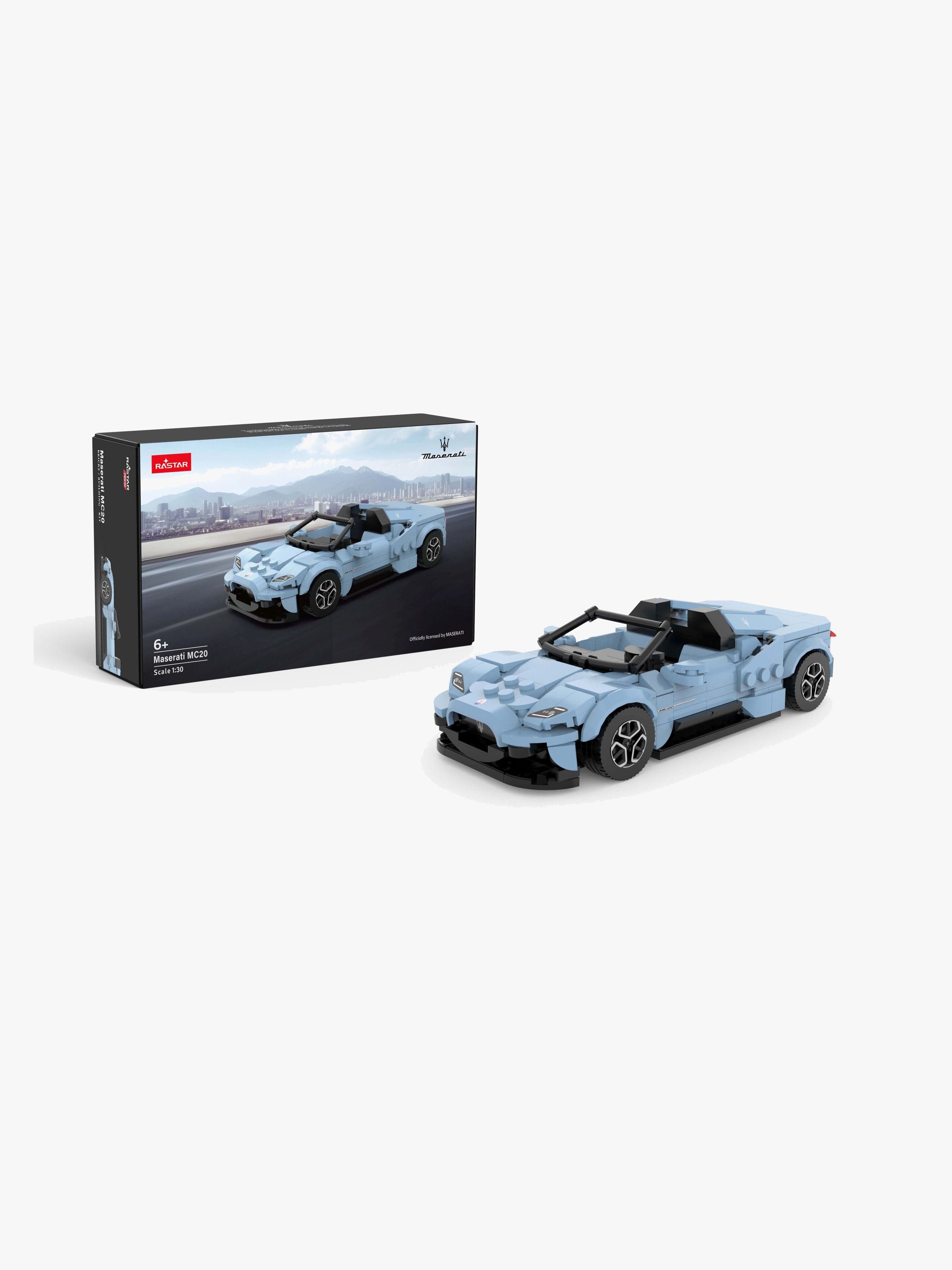 Rastar Maserati MC20 Bricks Kilpa-auto 1:30, Sininen