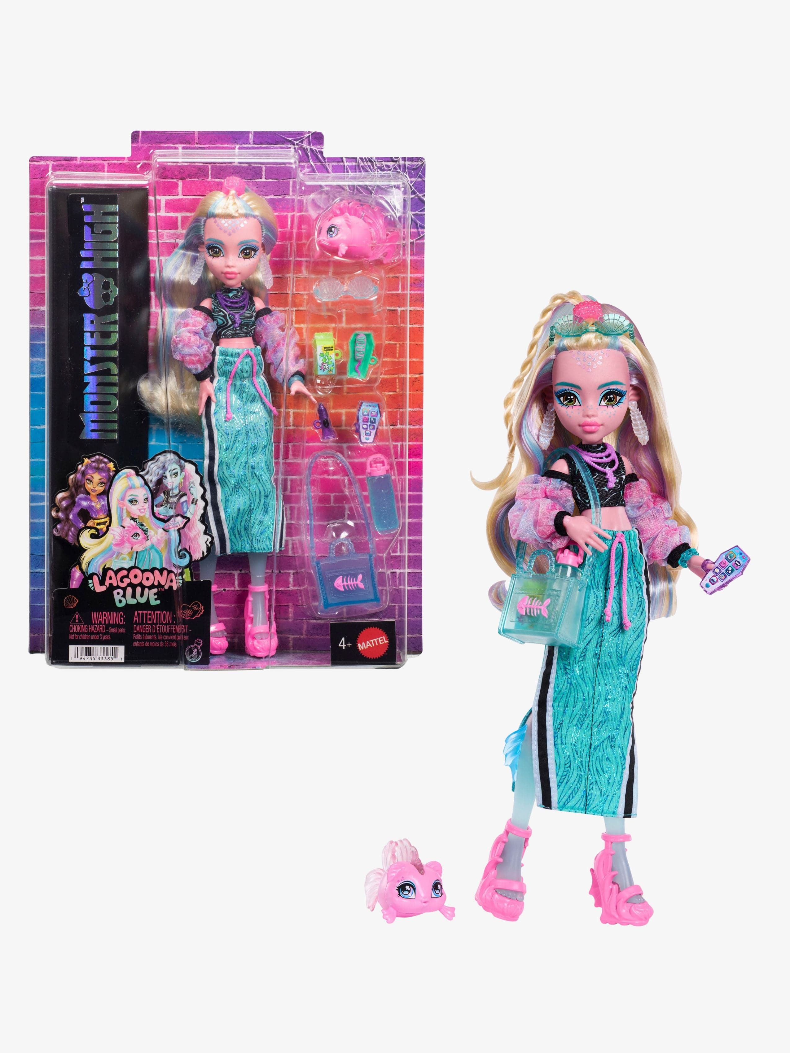 Monster High Nukke Lagoona Blue & Neptuna
