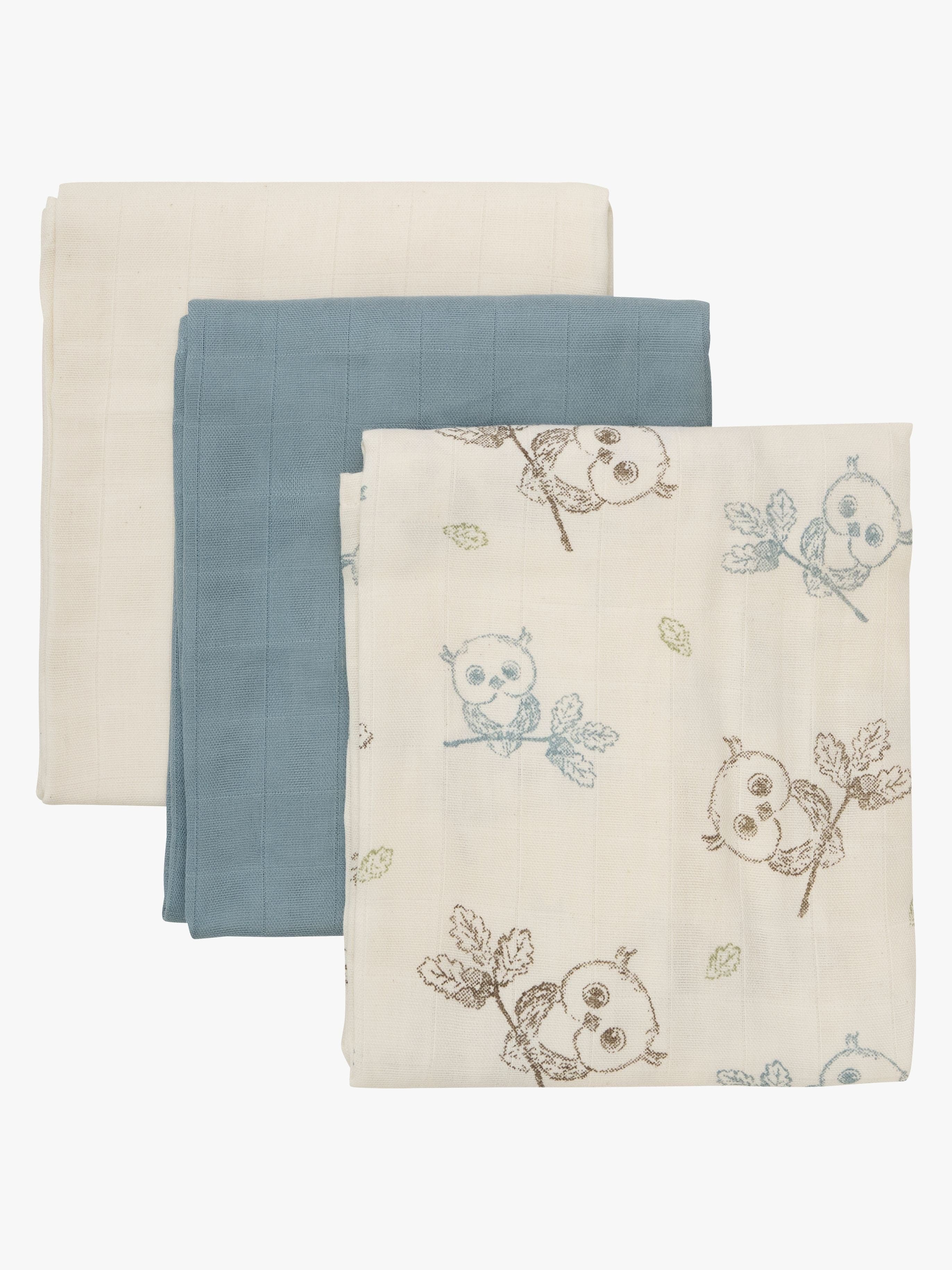 Pippi Musliiniliinat 3-pack, Metal Mint