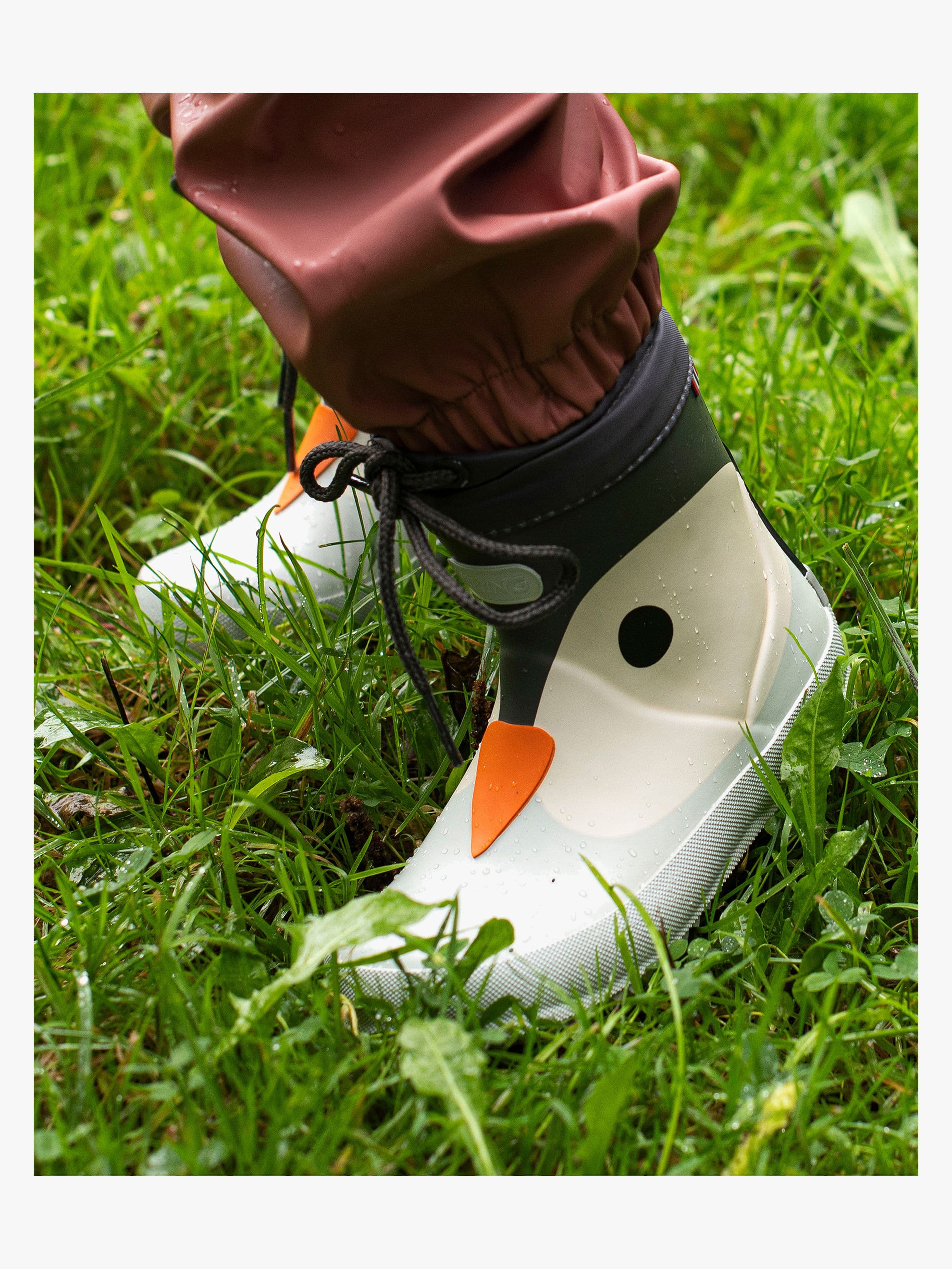 Viking Alv Indie Print Kumisaappaat, Light Grey, 19