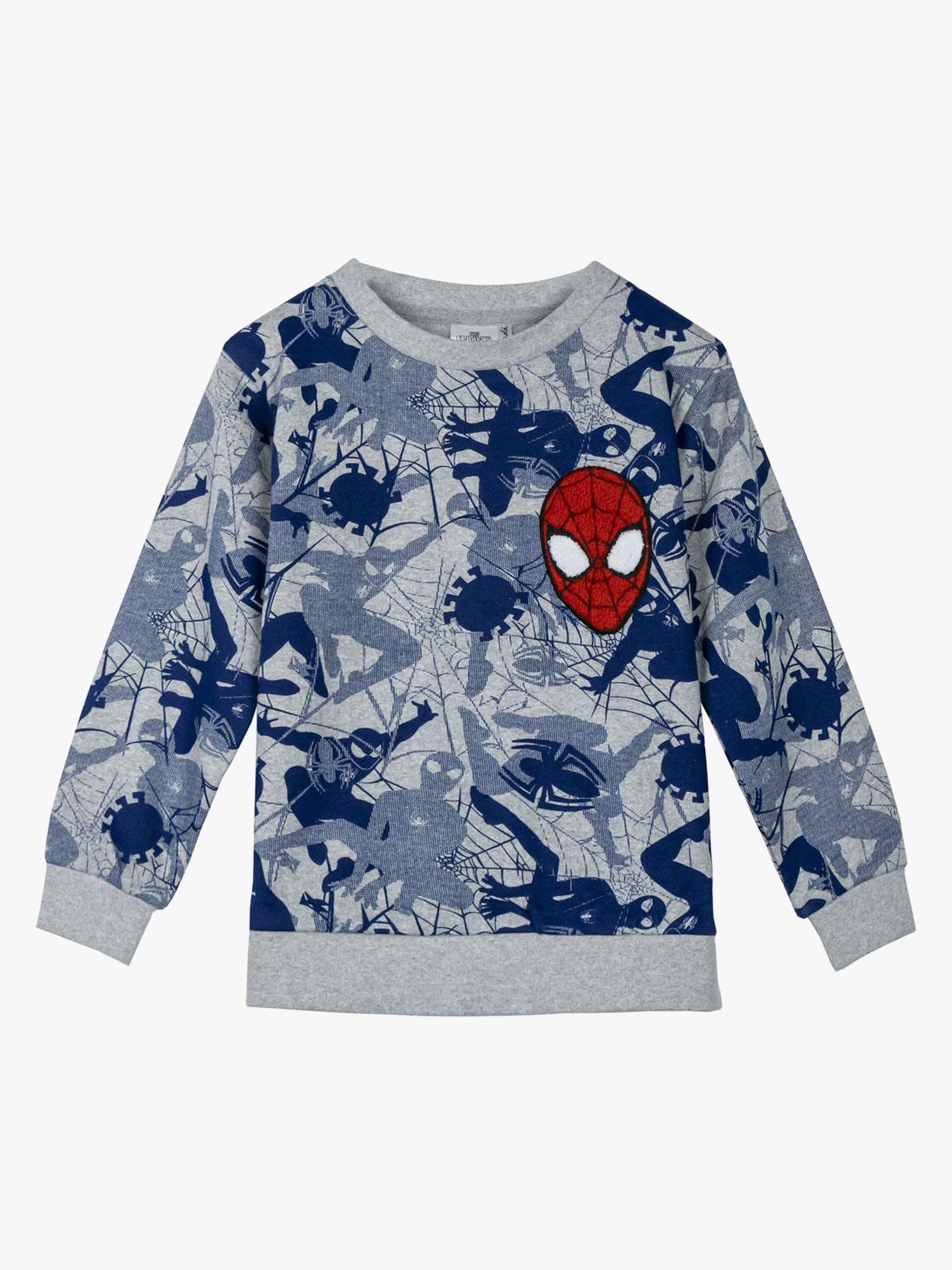 Marvel Spider-Man Paita, Harmaa/Sininen, 7 vuotta