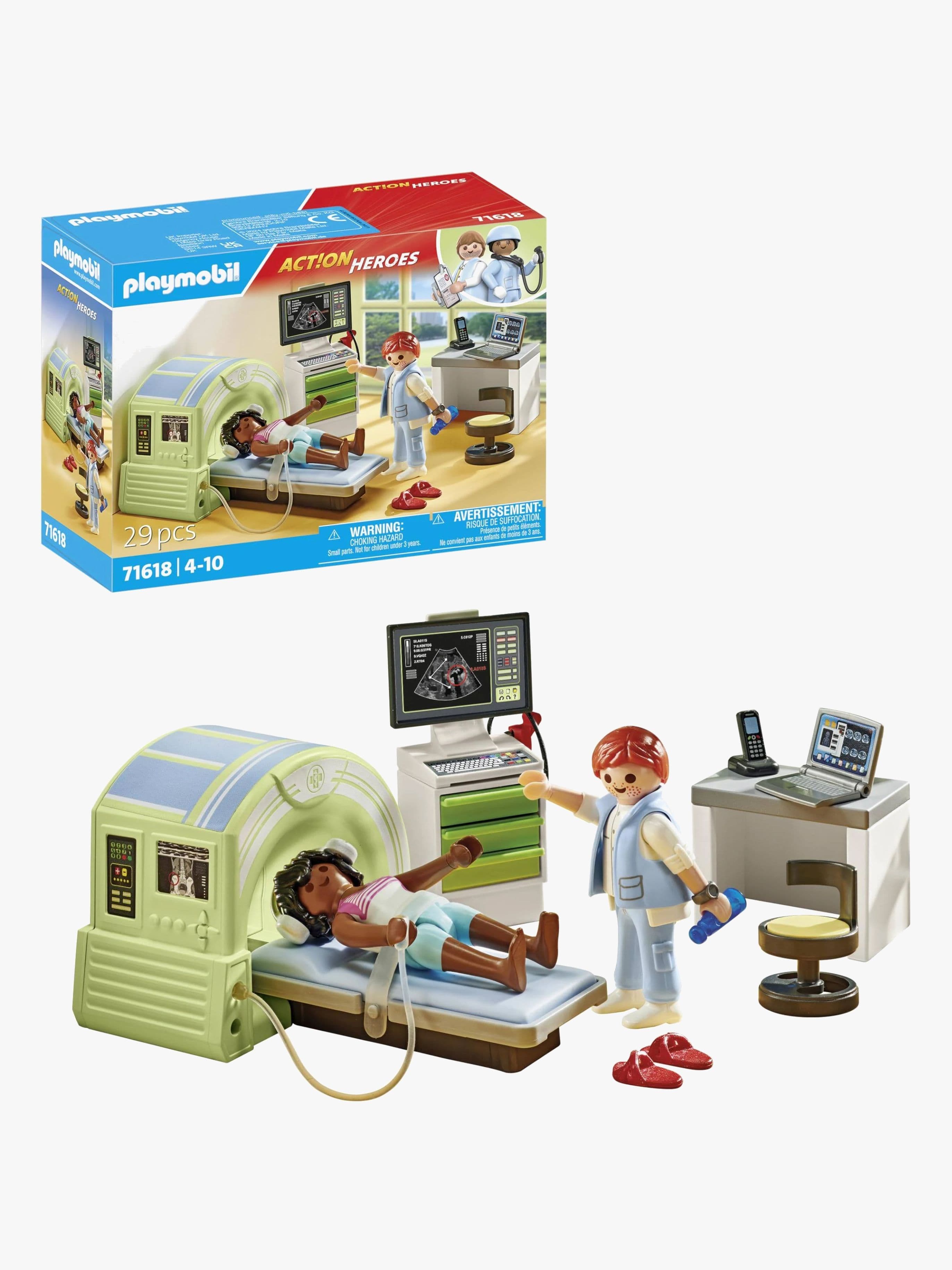 Playmobil 71618 Action Heroes MRI + Potilas
