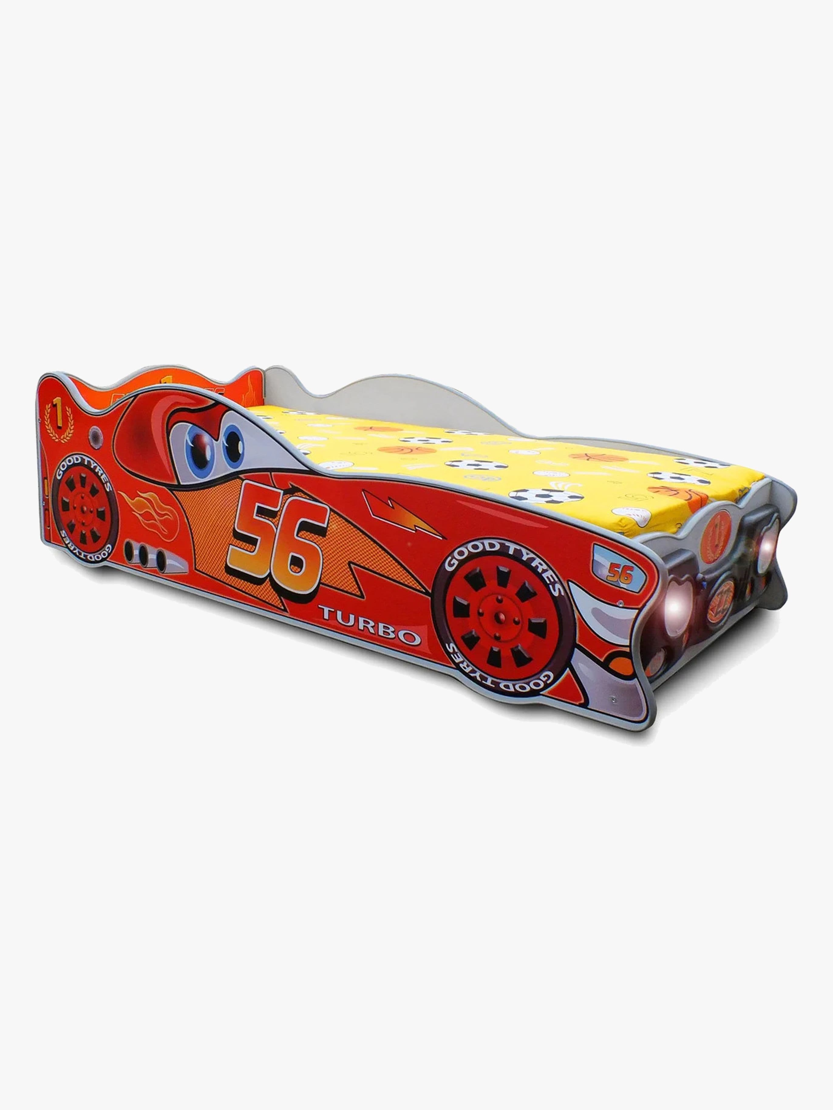 Cloudberry Castle MACK Autosänky Kilpa-auto, Punainen, Juniorisänky