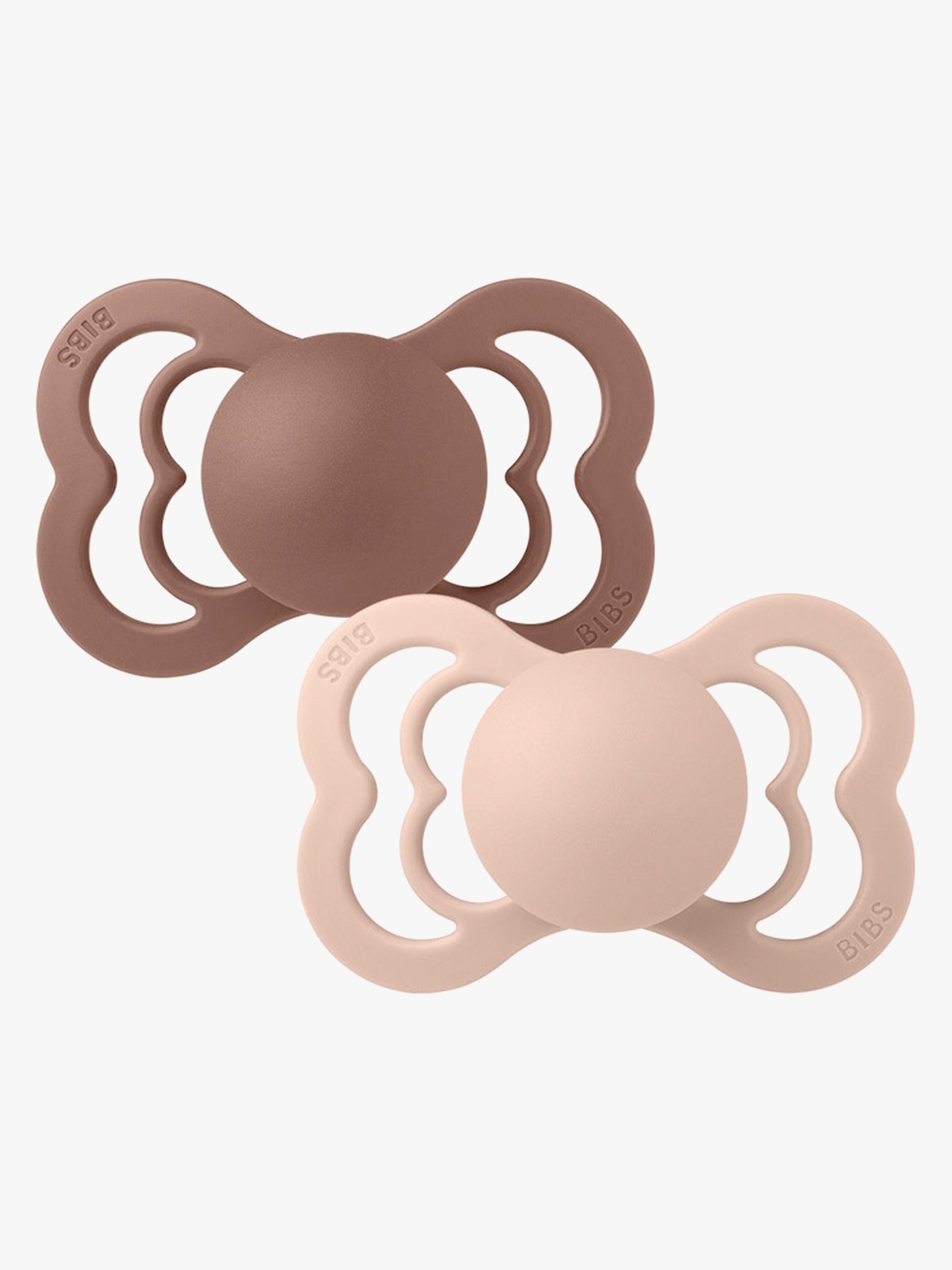 BIBS Supreme Tutit 2-pack Luonnonkumi Koko 2, Woodchuck/Blush