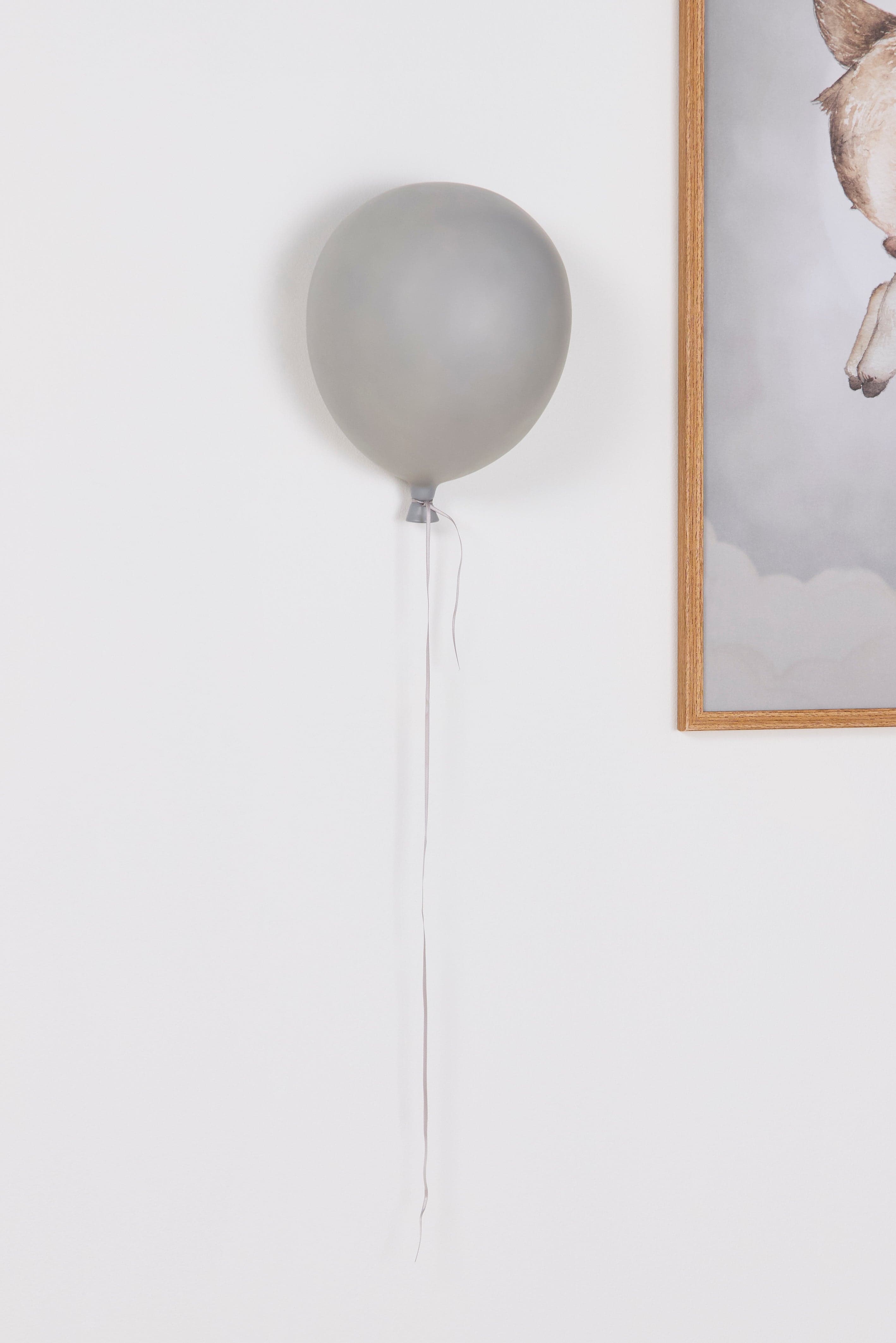 Alice & Fox Seinävalaisin Ilmapallo, Vaaleanharmaa