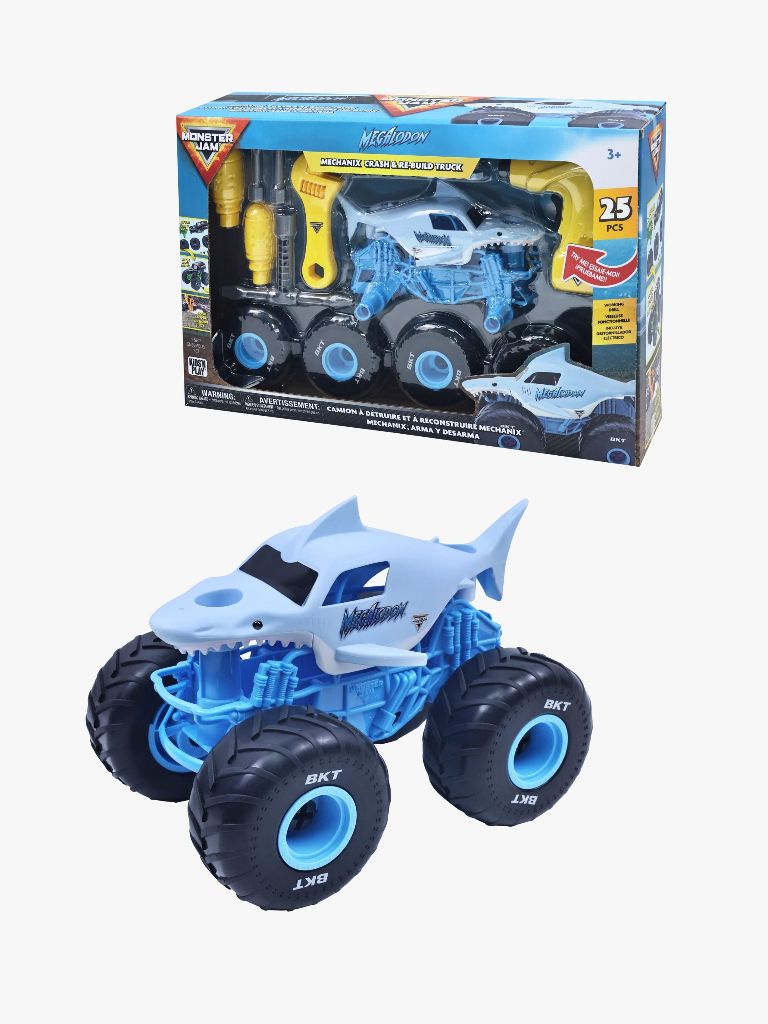Monster Jam Mechanix Build N ReBuild Auto 1:18