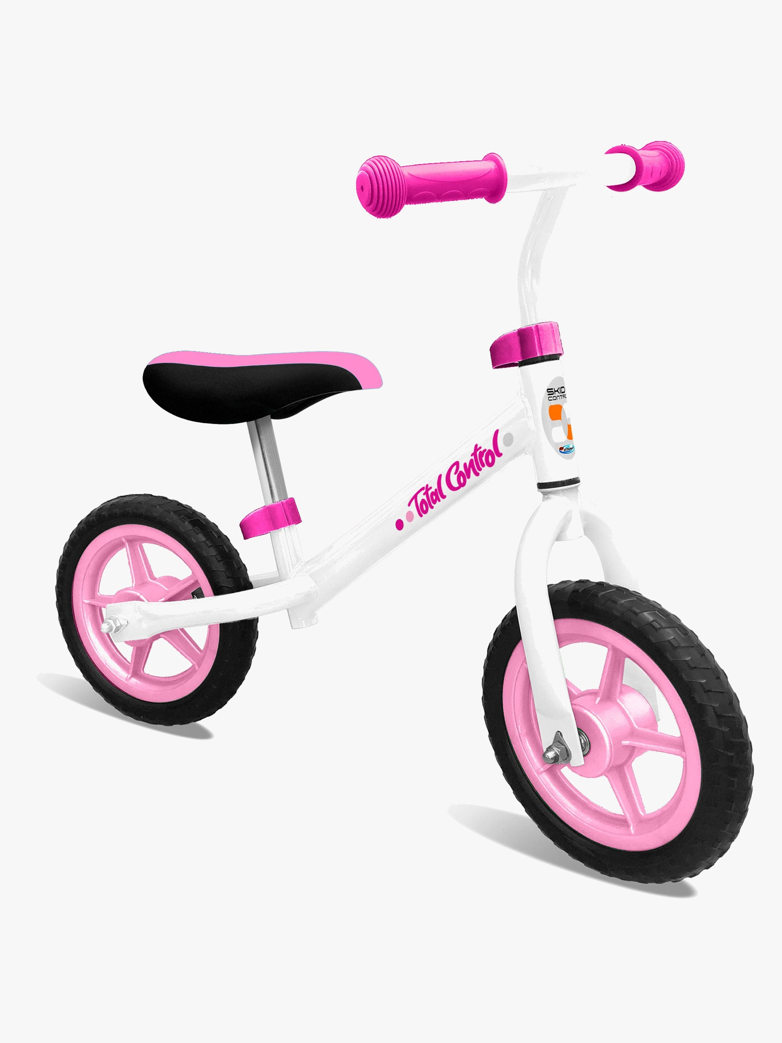 Stamp Skids Control Potkupyörä 10"'"', Vaaleanpunainen/Valkoinen