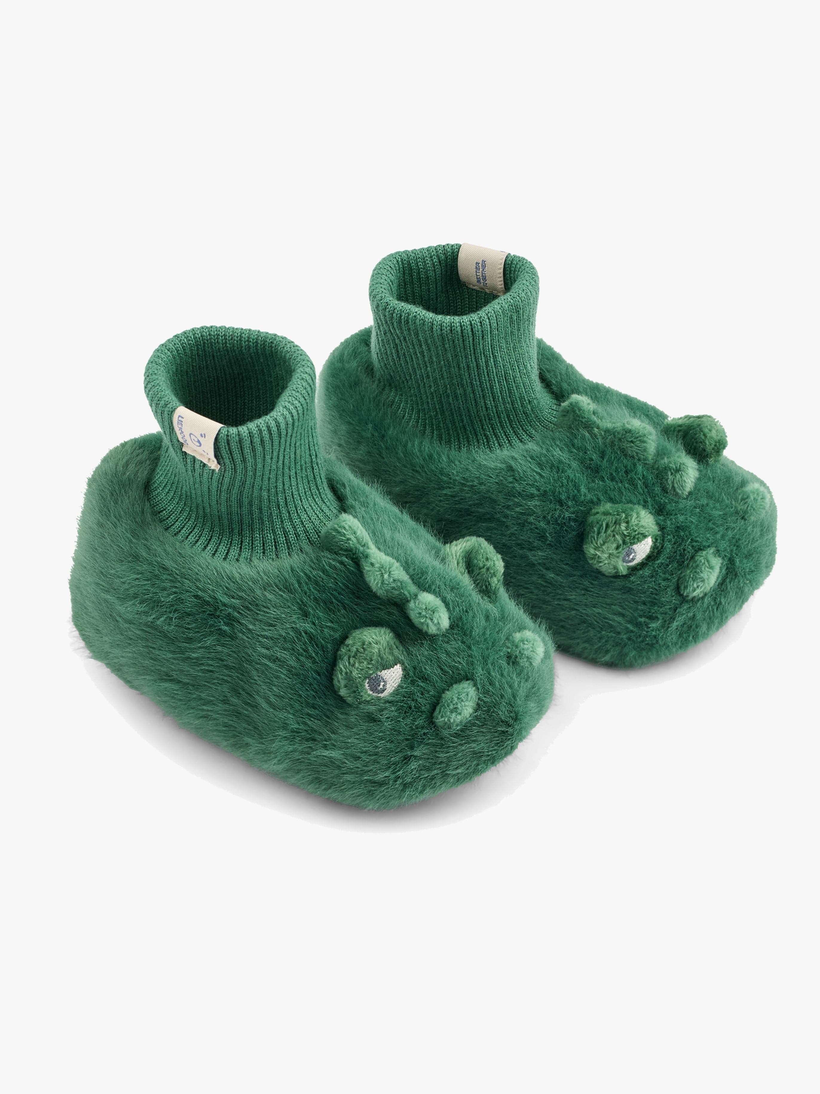 LIEWOOD Beth Crocodile Plush Sisäkengät, Garden green, 18-19