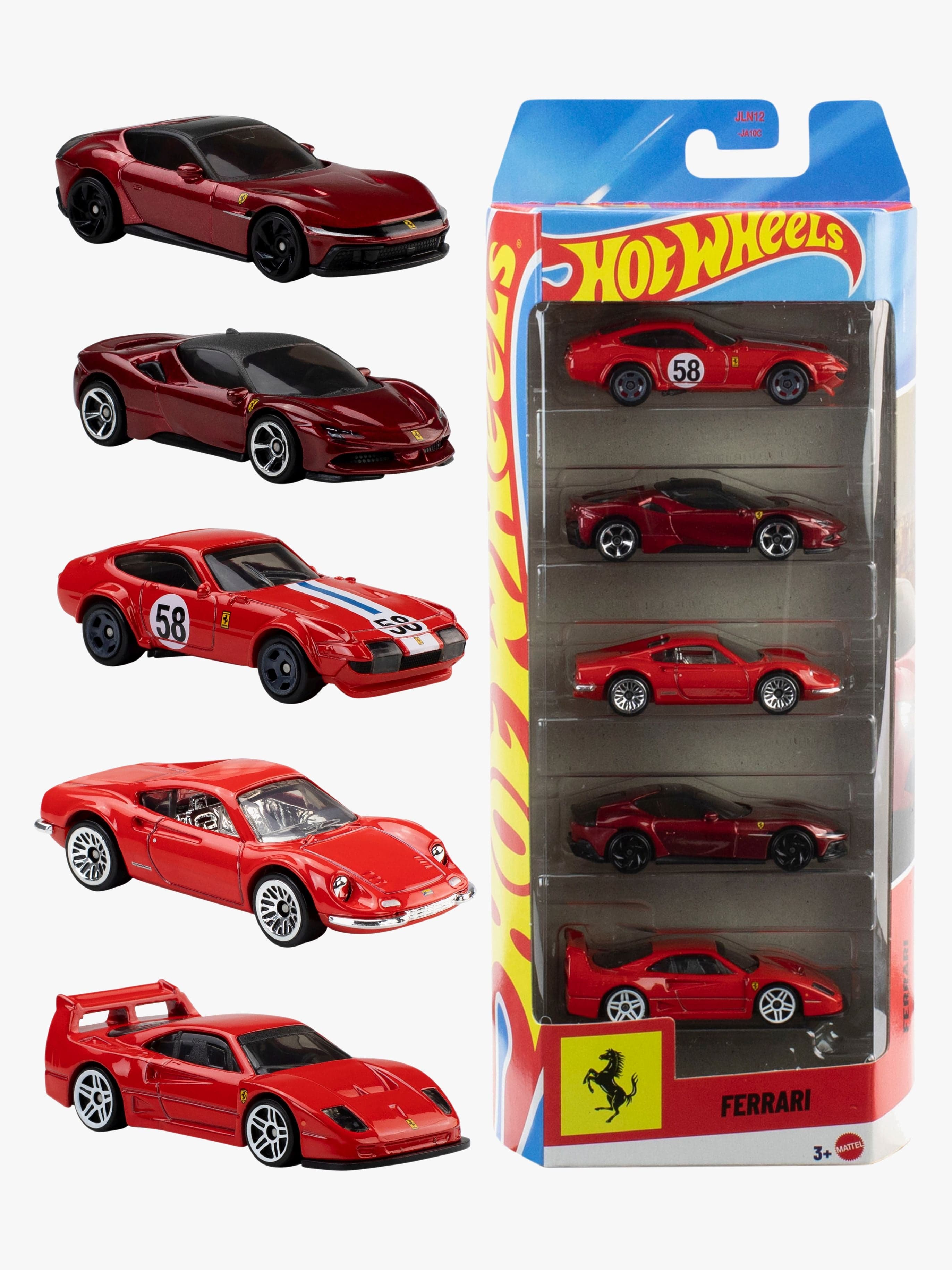 Hot Wheels F1 Autot Ferrari 5-pack
