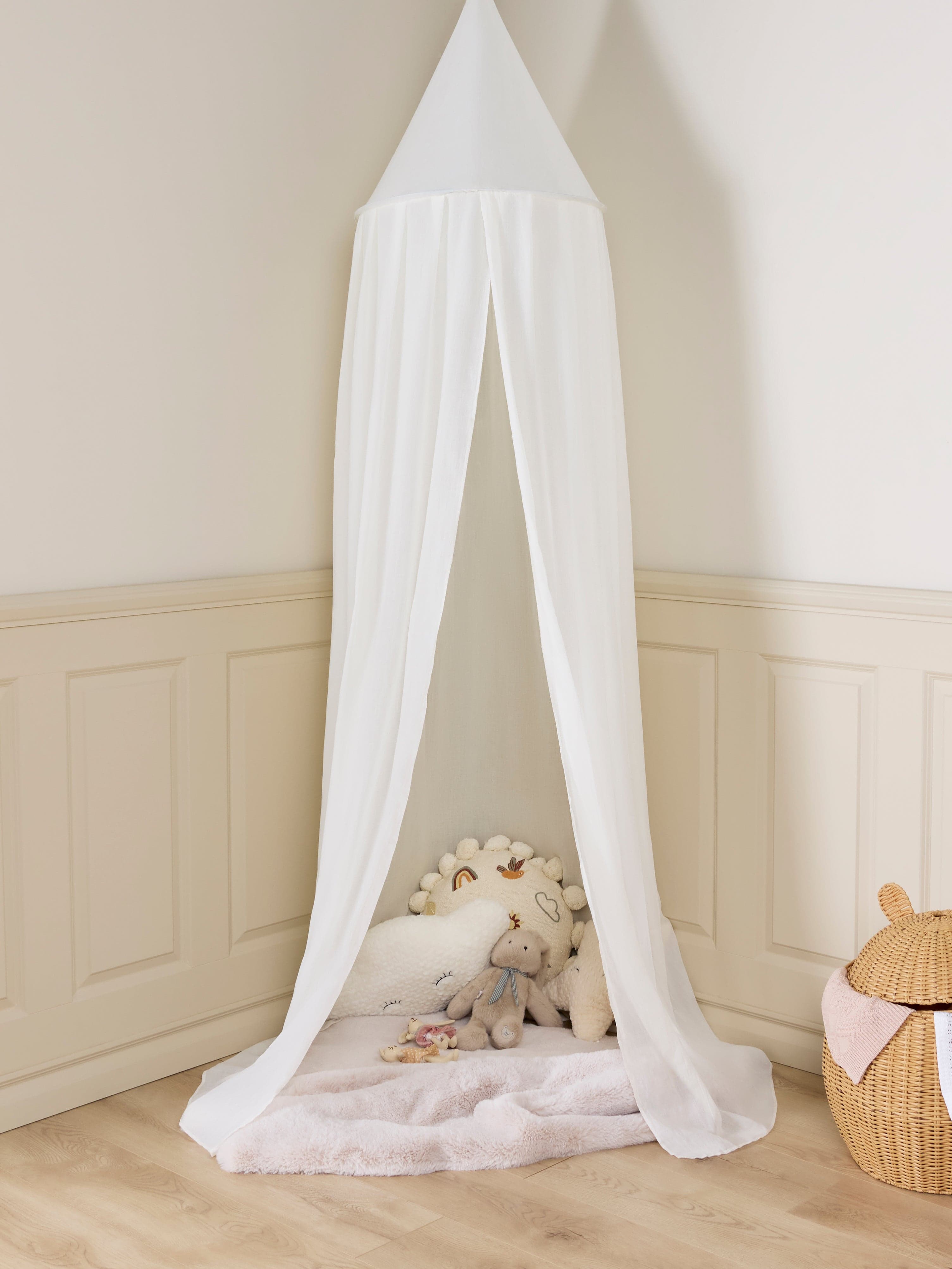 Alice & Fox Veil Vuodekatos, Linen White
