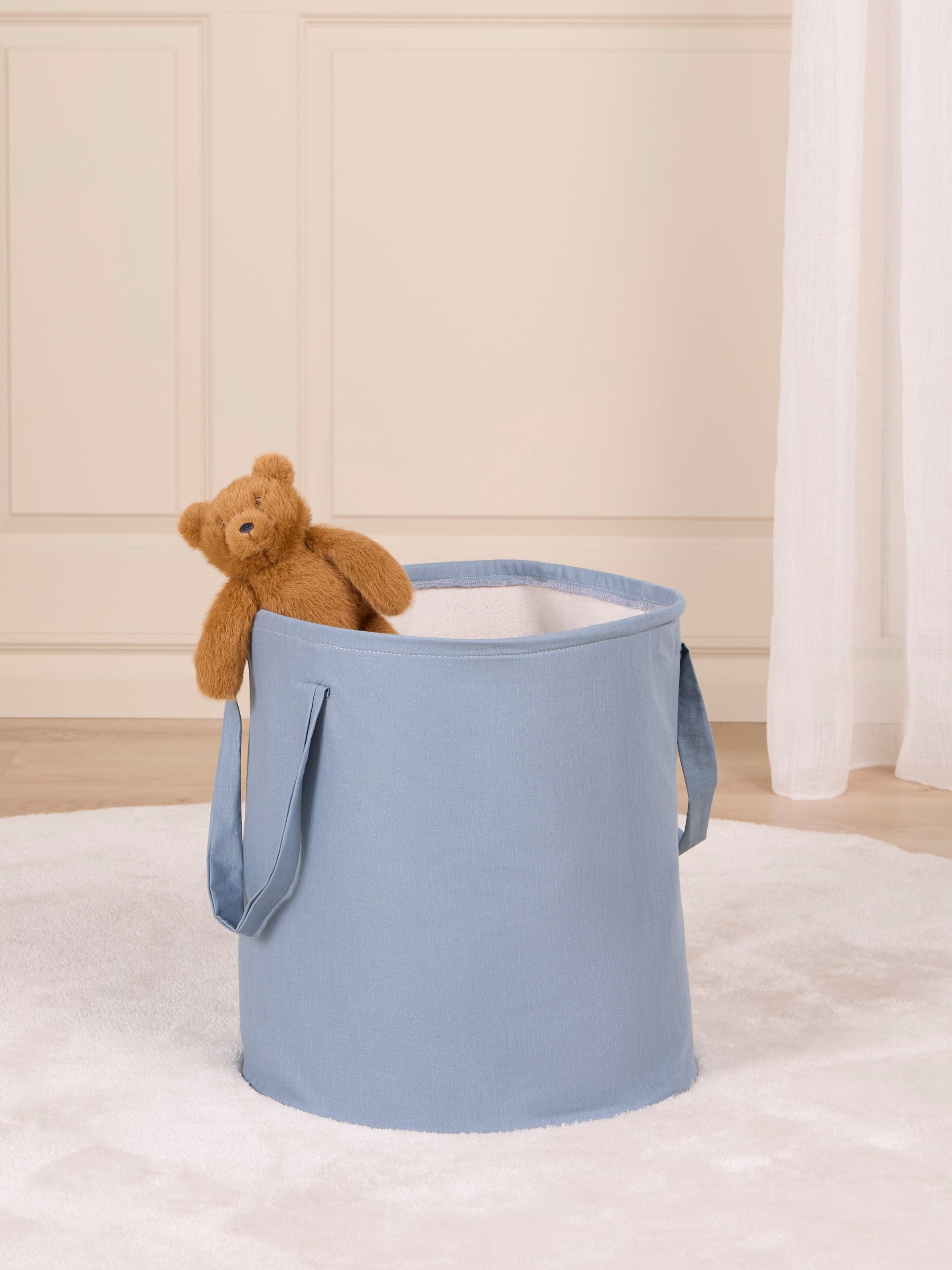 Alice & Fox ABLE Säilytyskori, Blue Linen