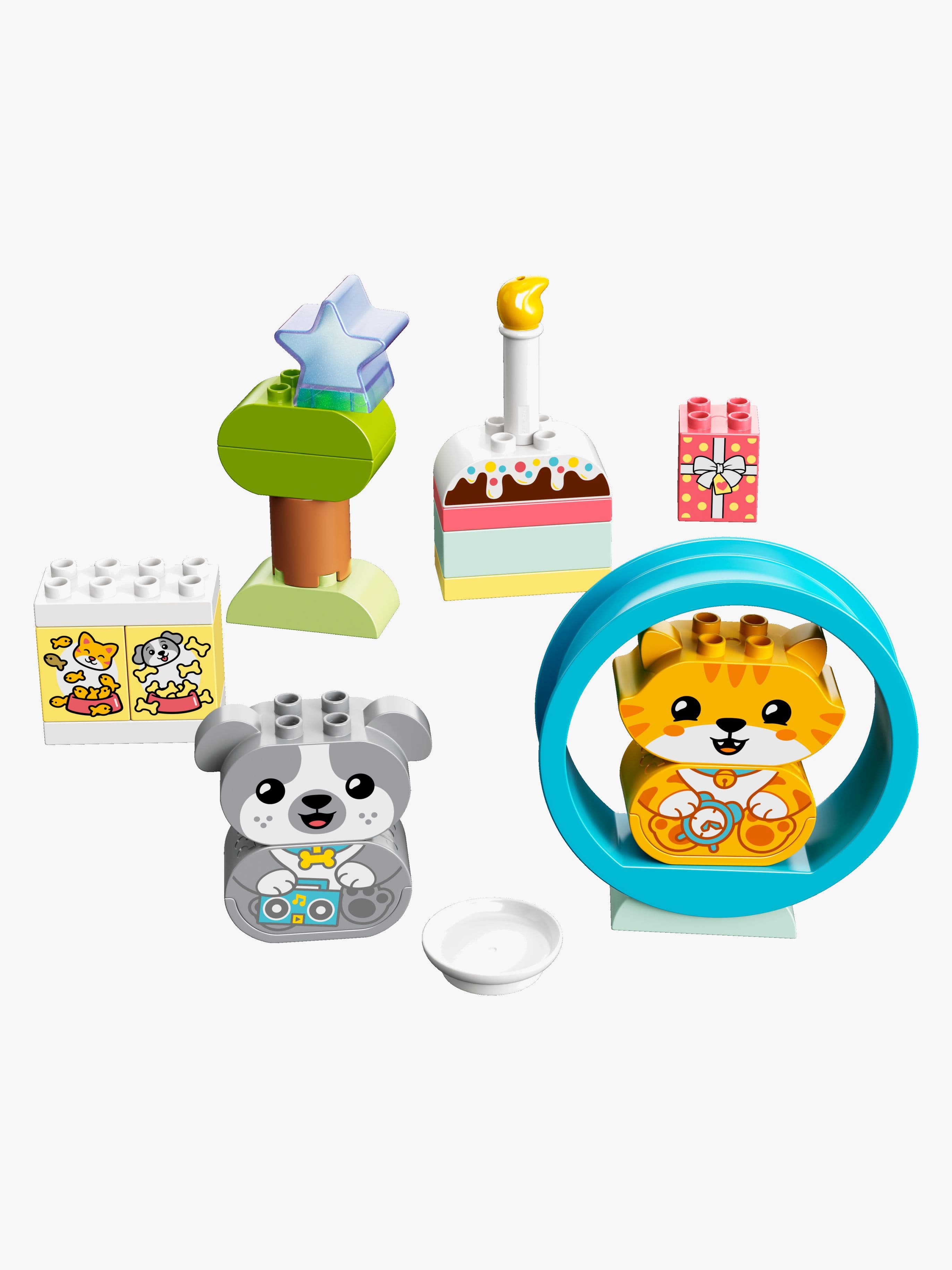 LEGO DUPLO 10977 Ensimmäinen Koiranpentuni Ja Kissanpentuni Äänillä