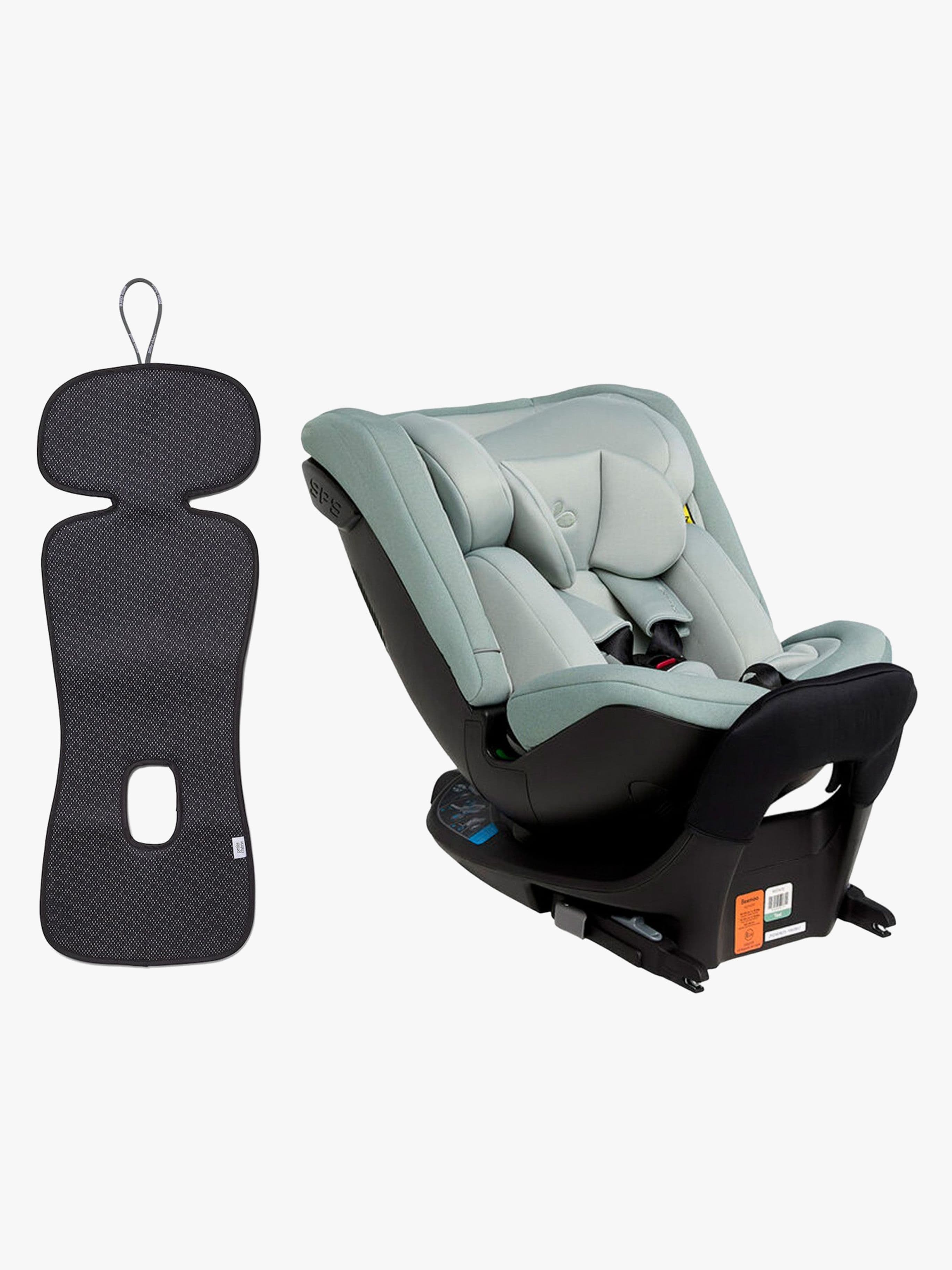 Beemoo Rotate i-Size Turvaistuin + Petite Chérie Hengittävä Istuinpehmuste, Teal/Antracit