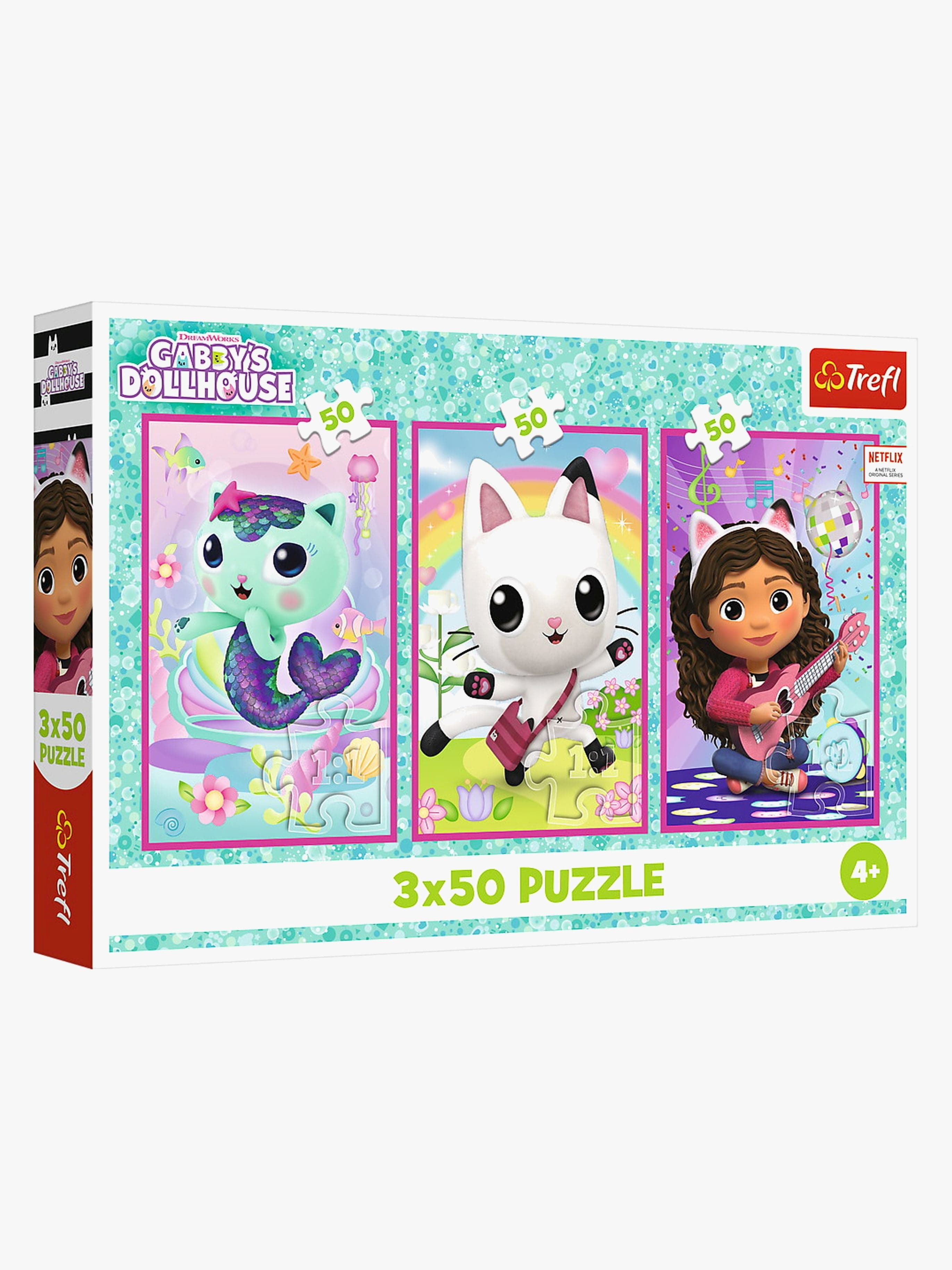 Trefl Gabby's Dollhouse Palapelit 3x50 Palaa