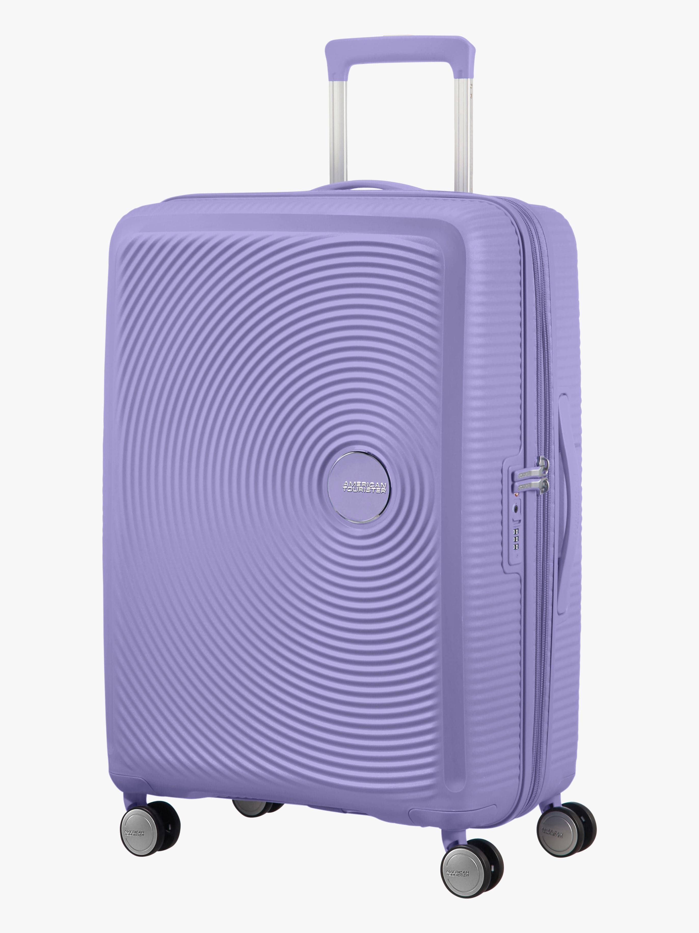 American Tourister Soundbox Spinner Matkalaukku 71,5L, Laventelin värinen