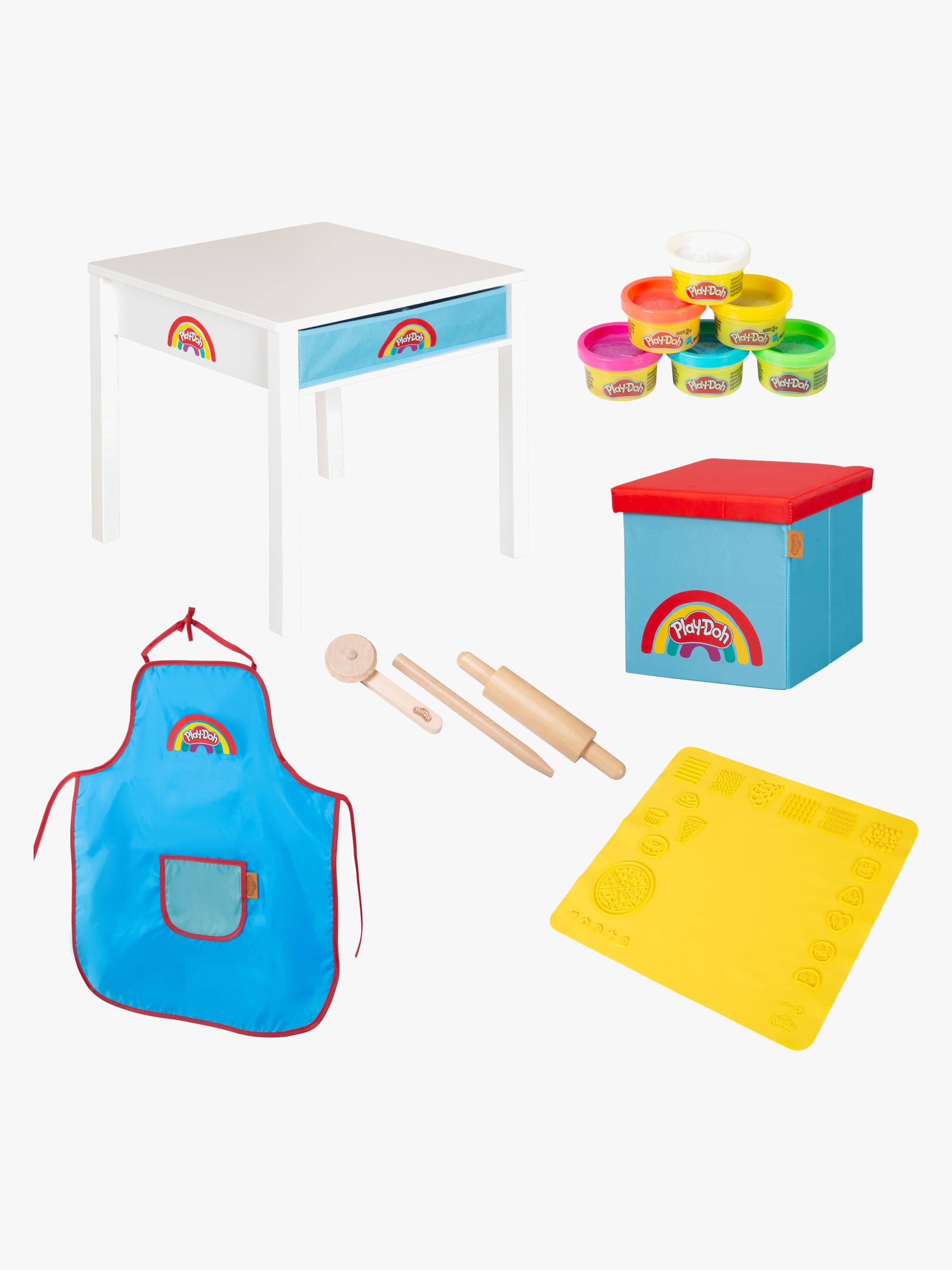 Play-Doh Askartelupöytä + Jakkara