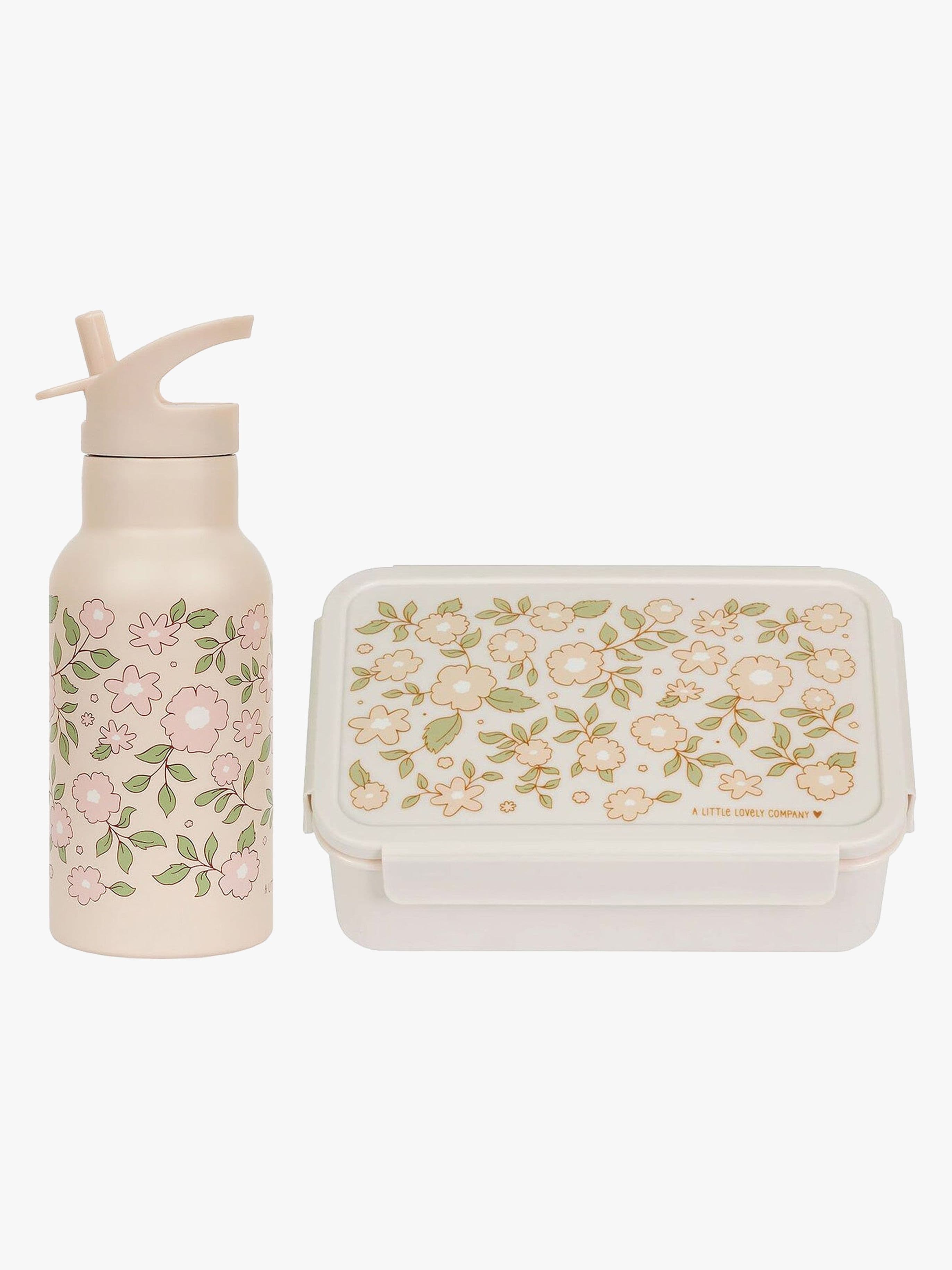 A Little Lovely Company Eväsrasia & Pullo, Blossoms Pink